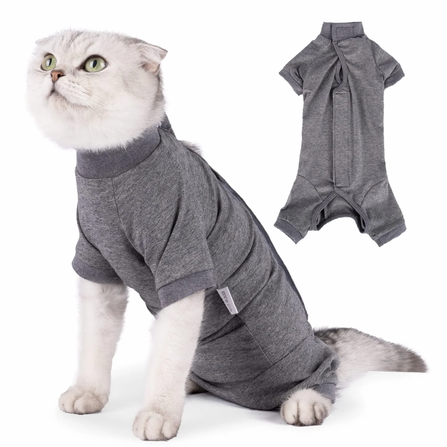 Body Chat Post Operatoire Femelle Male Anti lechage Longues Onesies Gilet Chat Sterilisation