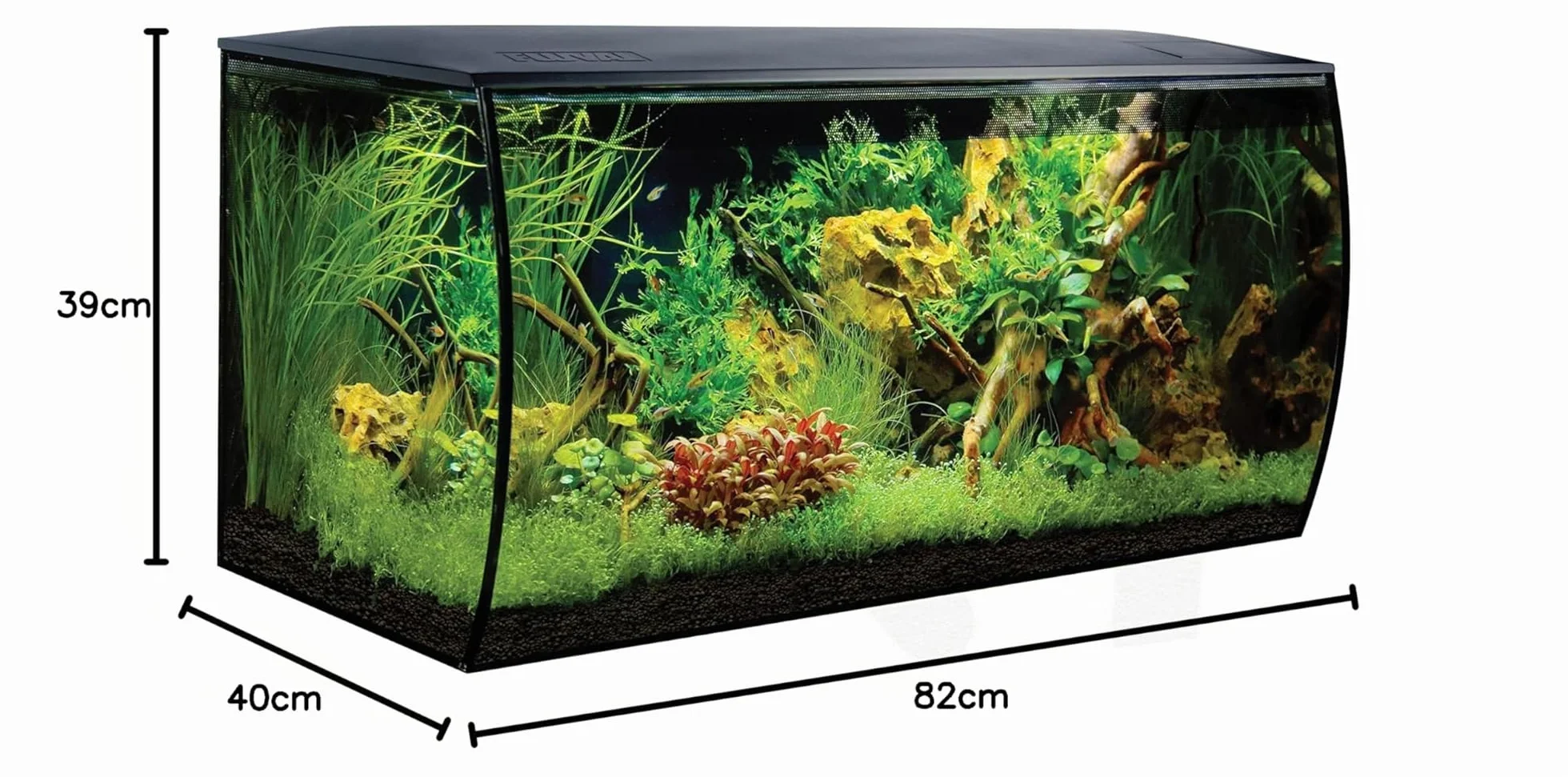 Fluval Flex 14995 akwarium szklane