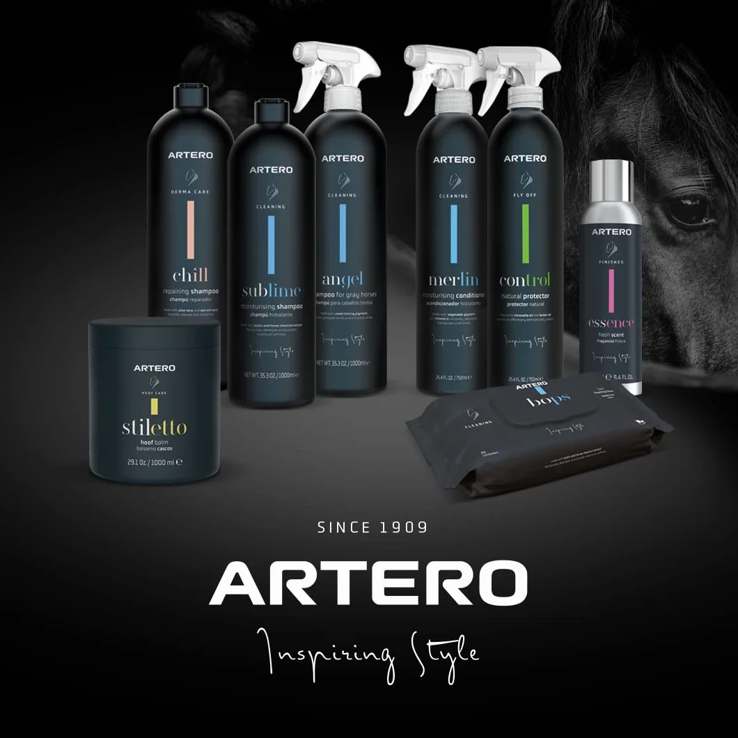 Artero Bops Gants de nettoyage humides pour cheval enlever poussière taches