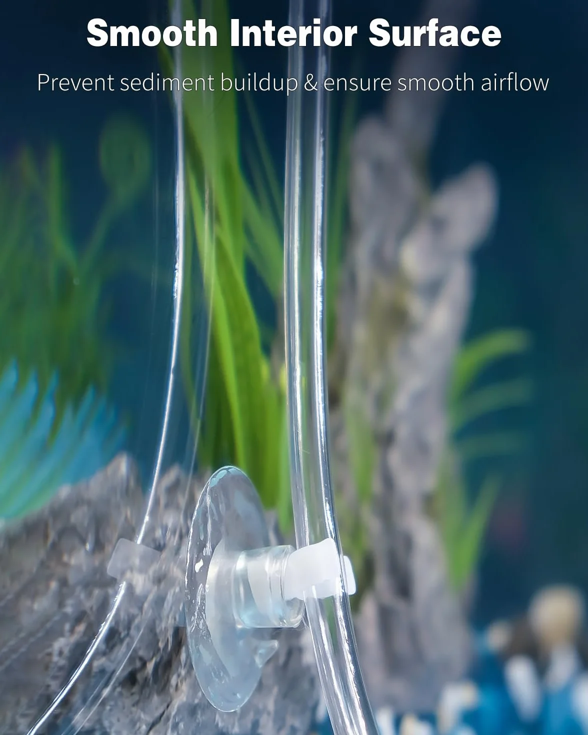 Pawfly Tuyau pour Ligne Aérienne d'Aquarium 2 m - Standard 4/6 mm Pompe à Air - Flexible PVC Pur