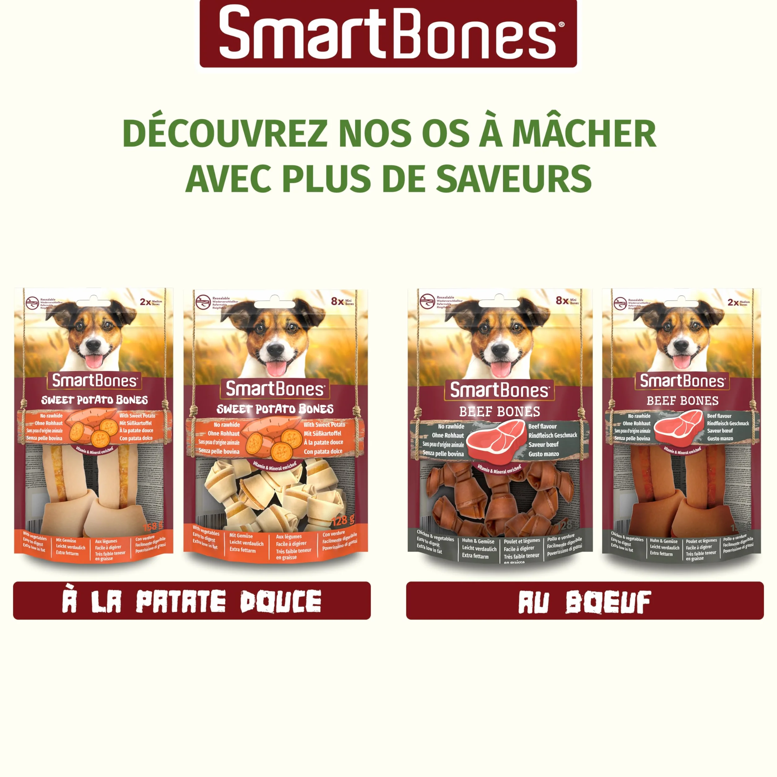 SmartBones Bâtonnets à Mâcher au Poulet pour Chien Adulte Petite Taille - 9 Pièces Sans Peau, Faible en Matières Grasses, Enrichi en Vitamines et Minéraux