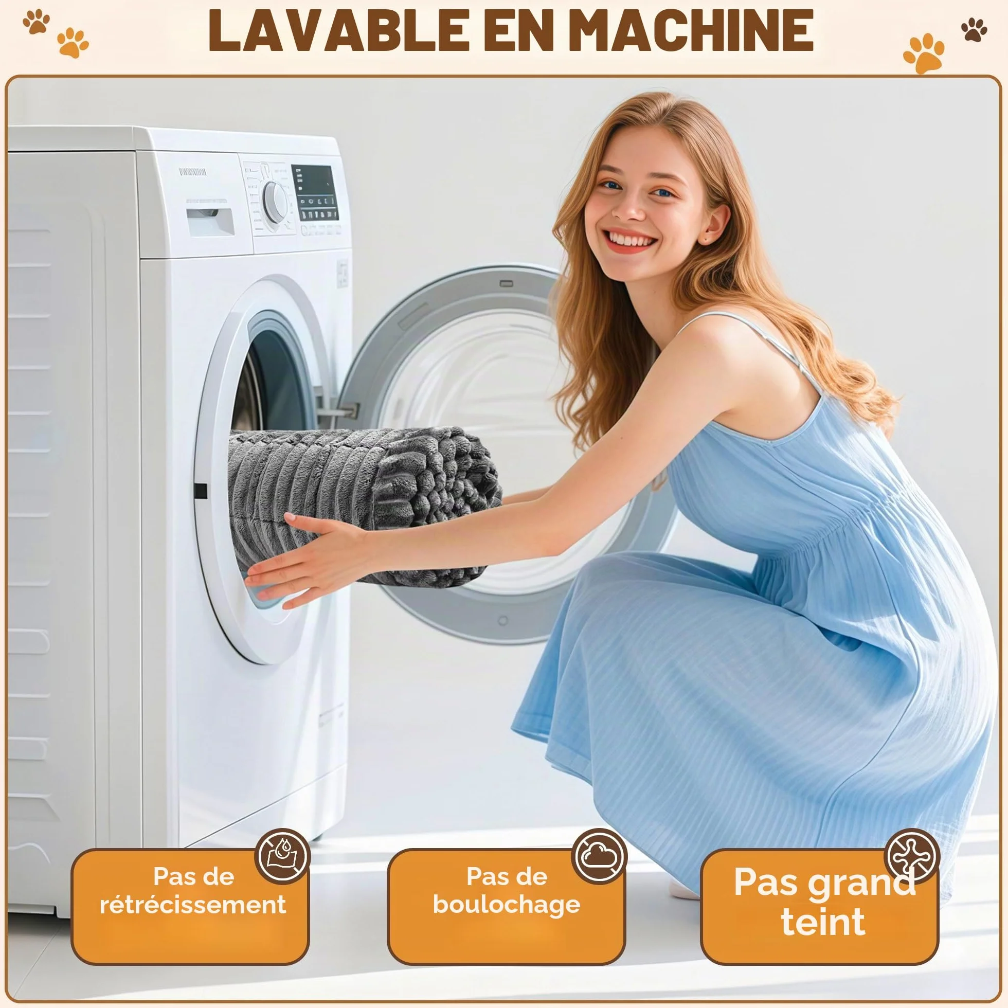 ENONCI Housse de Canapé Lavable Flanelle Douce Universelle Antidérapant Angle