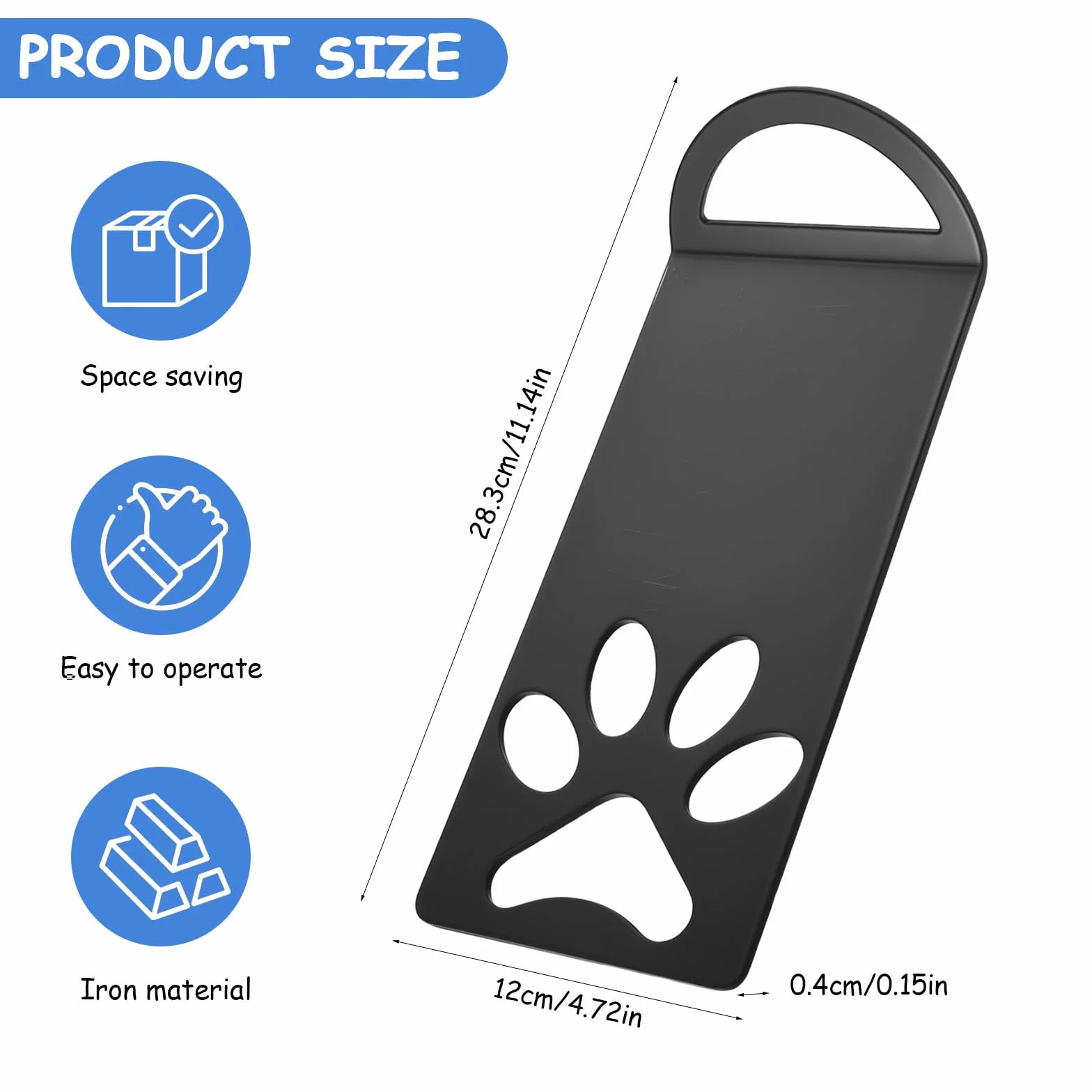 Plaque Piquet pour Chien, Ancre de Sol pour Chiens, Accessoires Camping Extérieur