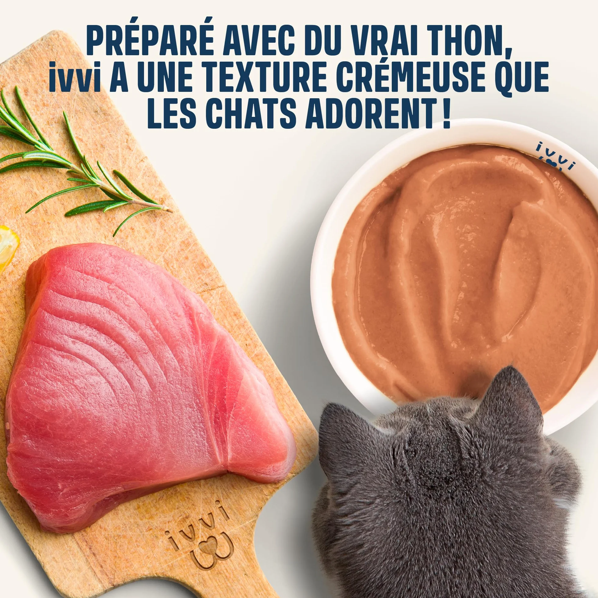 ivvi Articulations Essence pour Chats – Crème à lécher Glucosamine Chondroïtine Moule Verte Huile de Saumon – Soutien Articulations – 30x15g – Vrai Thon