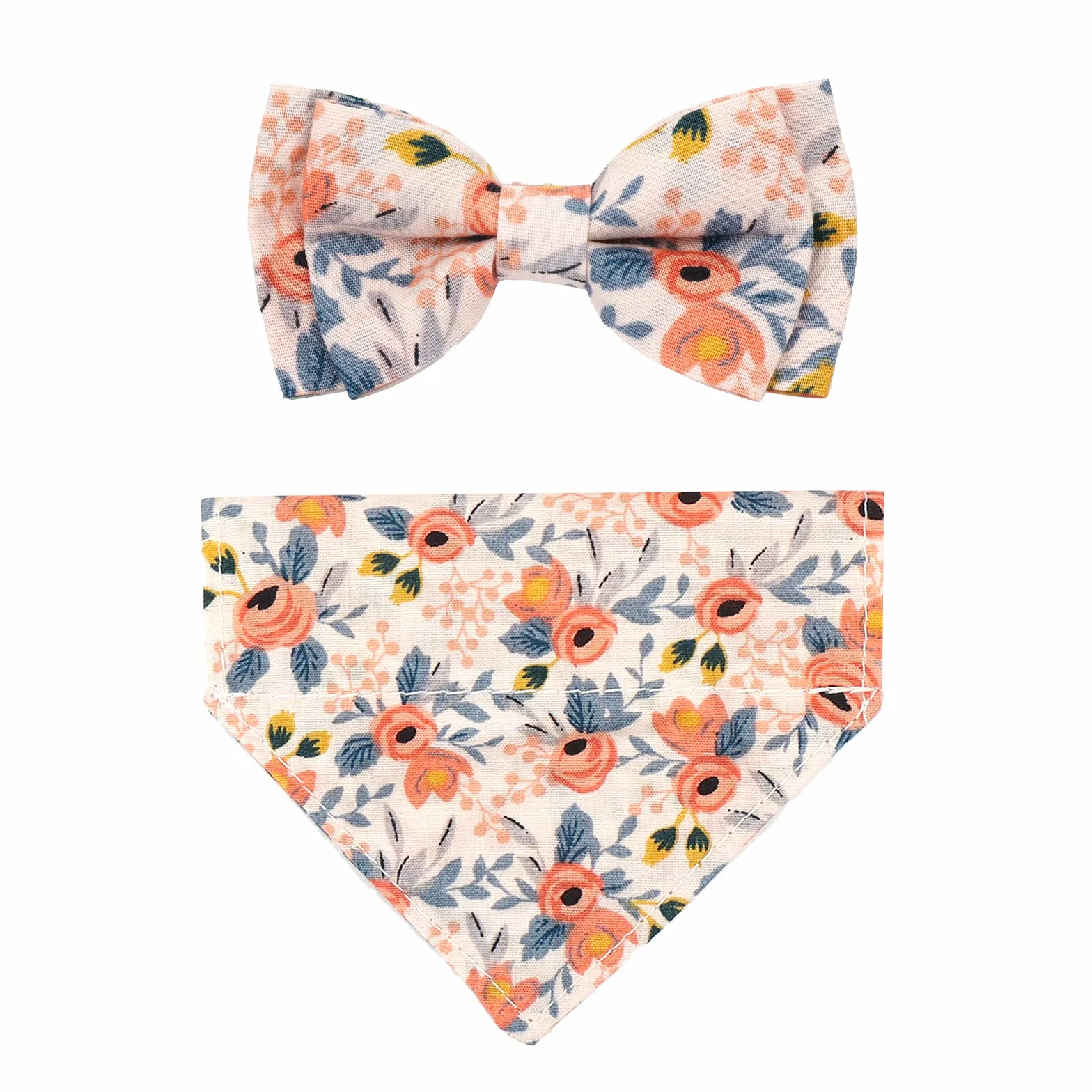 Colliers pour chats avec cloches Collier papillon amovible Bandana 2 pièces pour chat et chien