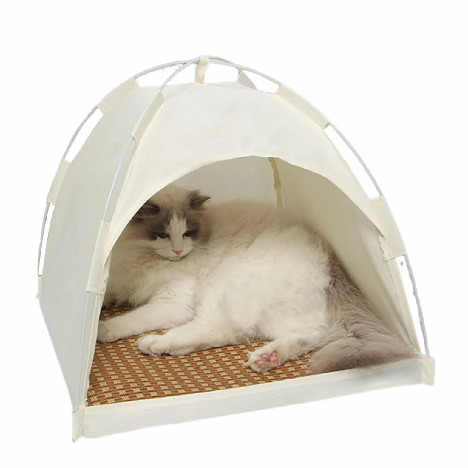 Tente pour chat extérieur pop multifonction respirante été chatons chiots lapins
