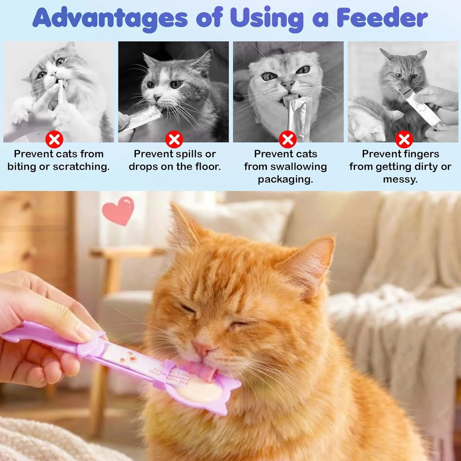 Couvercle Boite de Conserve Ensemble, 2 Pcs Couvercle Silicone et 1 Pcs Cuillères à Nourriture Pour Chat et 2 Pcs Portable Convient Ouvre-Boîte pour Snack Purée Fournitures