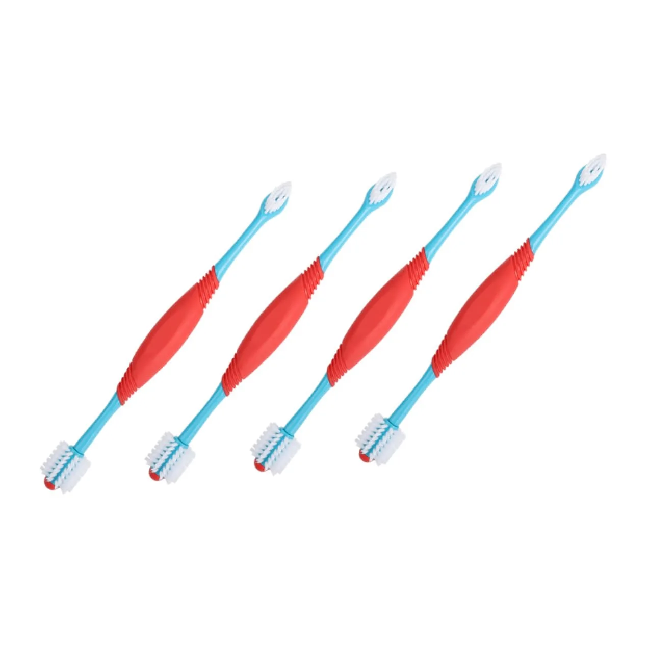 YARNOW 12pièces Brossettes à Dents Manuelles Pour Chiens Et Outils De Soins Dentaires Pour Animaux De Compagnie Nettoyage Plaque Débris Pratique Pour Petits Animaux