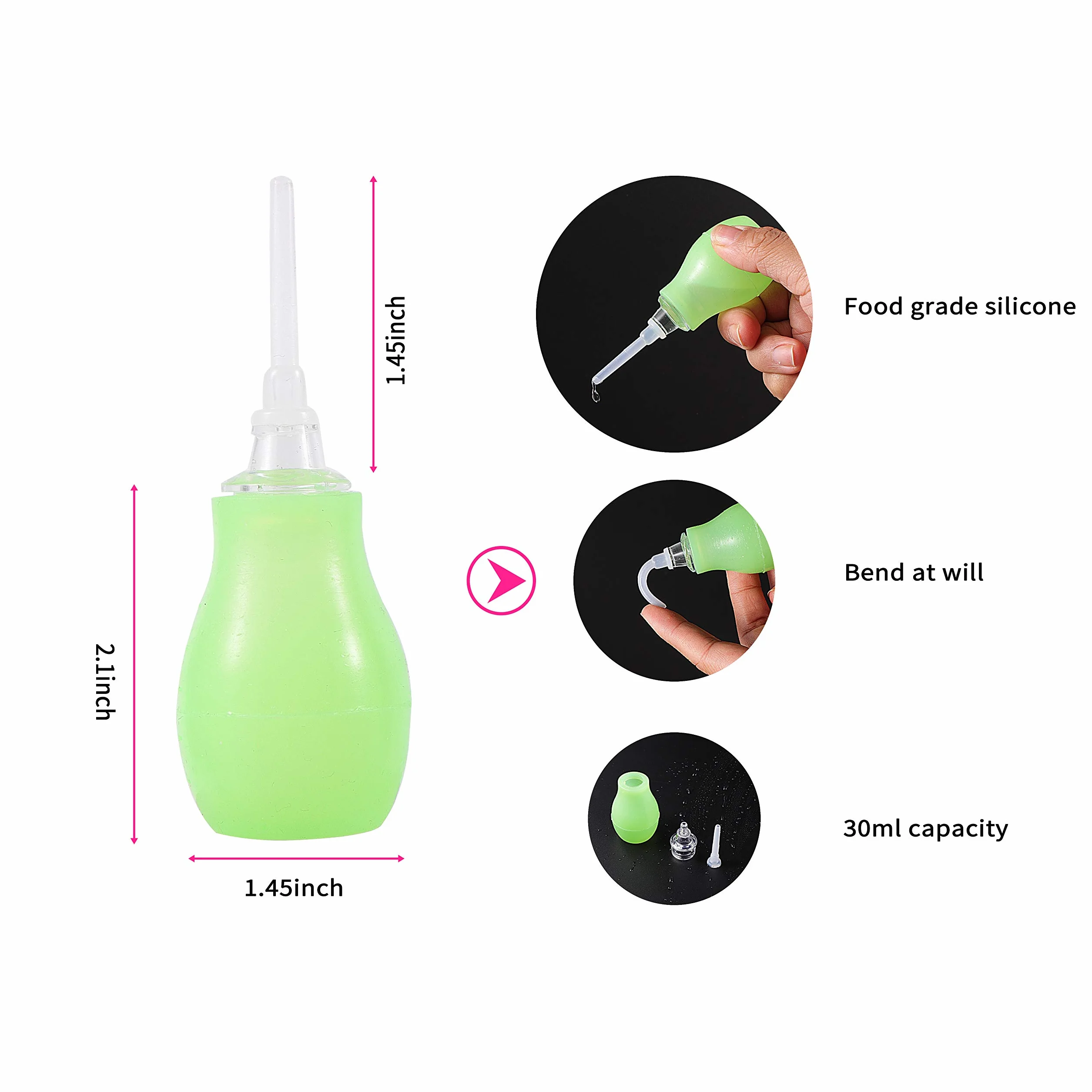 Lot de 6 seringues d'alimentation manuelles pour bébé oiseau perroquet avec tubes incurvés et cuillère en acier inoxydable 50 ml