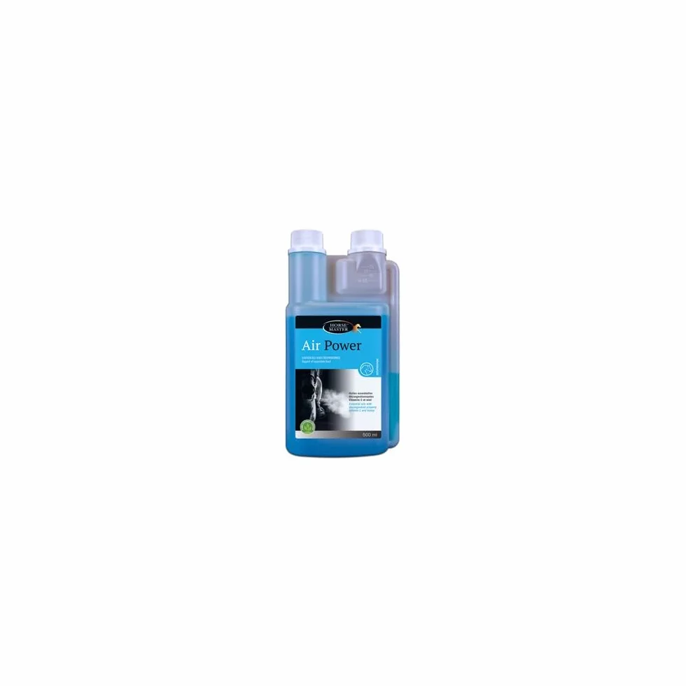 Pommier Nutrition Horse Master Air Power Sirop Apaisant Respiratoire Cheval 1L