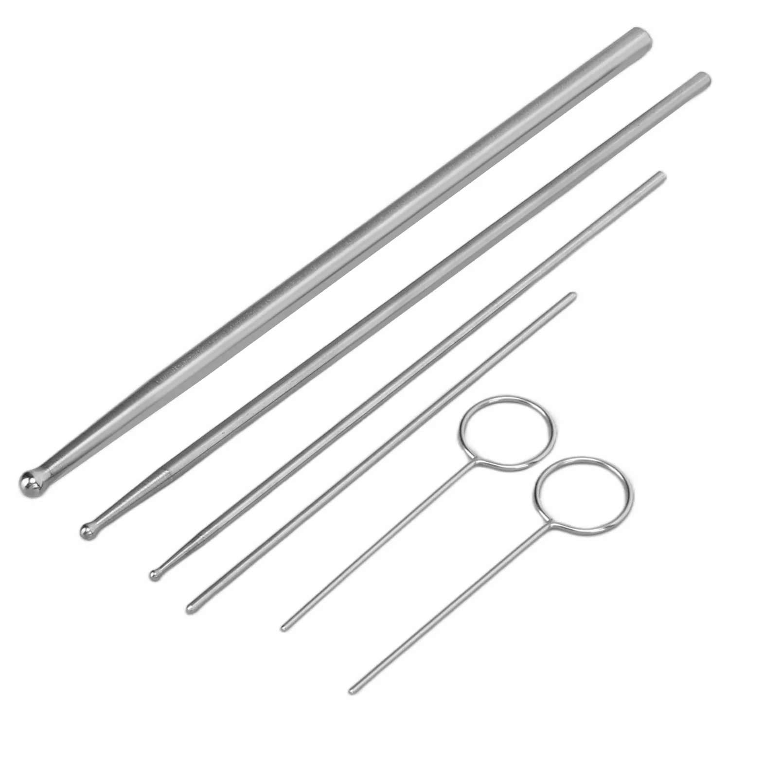 Sonde de sexage de Serpent en Acier Inoxydable 5 Tailles avec boîte de Rangement pour Reptiles