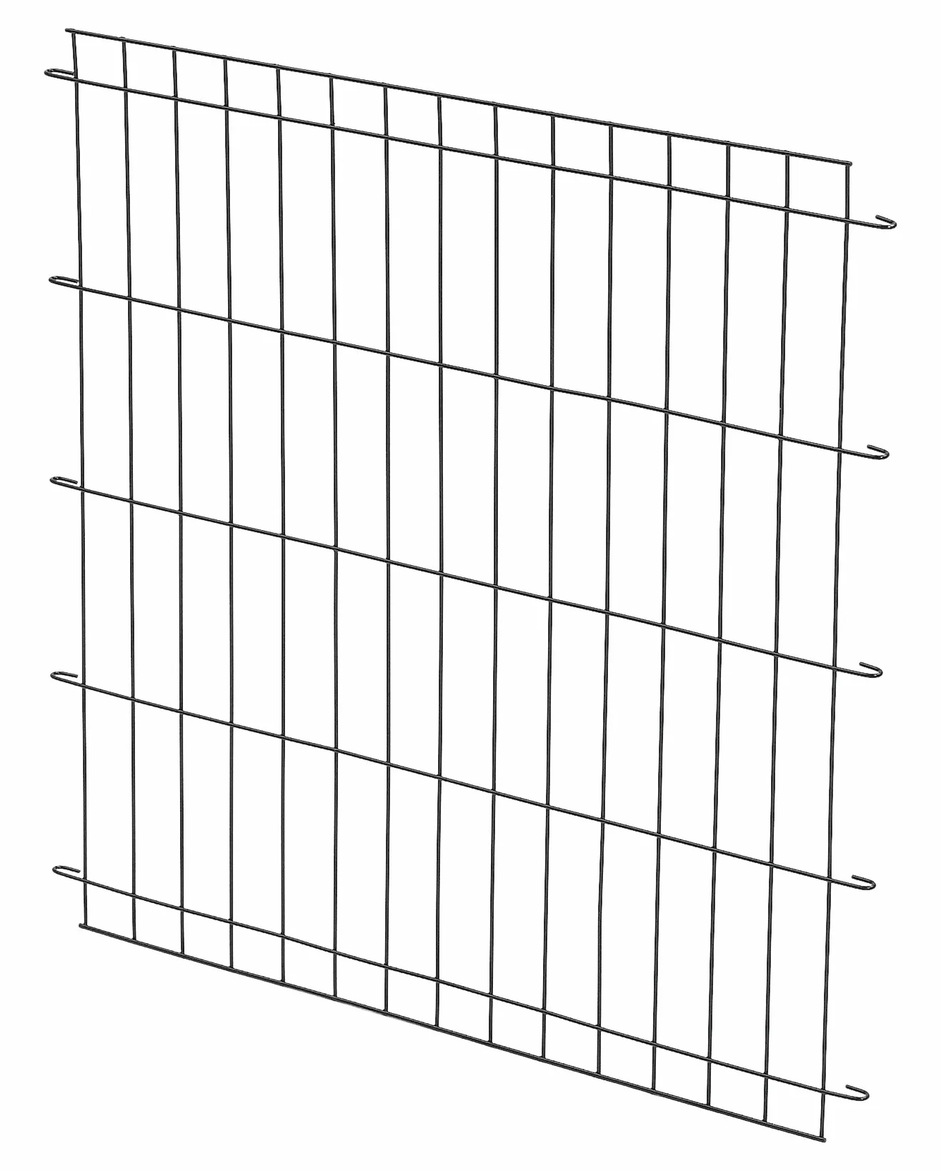 MidWest Homes for Pets Modèle 1524DPN Panneau de séparation pour cage de chien de 60,96 cm ; convient aux modèles 1524 et 1524DD, 1624, 1624DD, B24, B24DD ; revêtement de finition noir