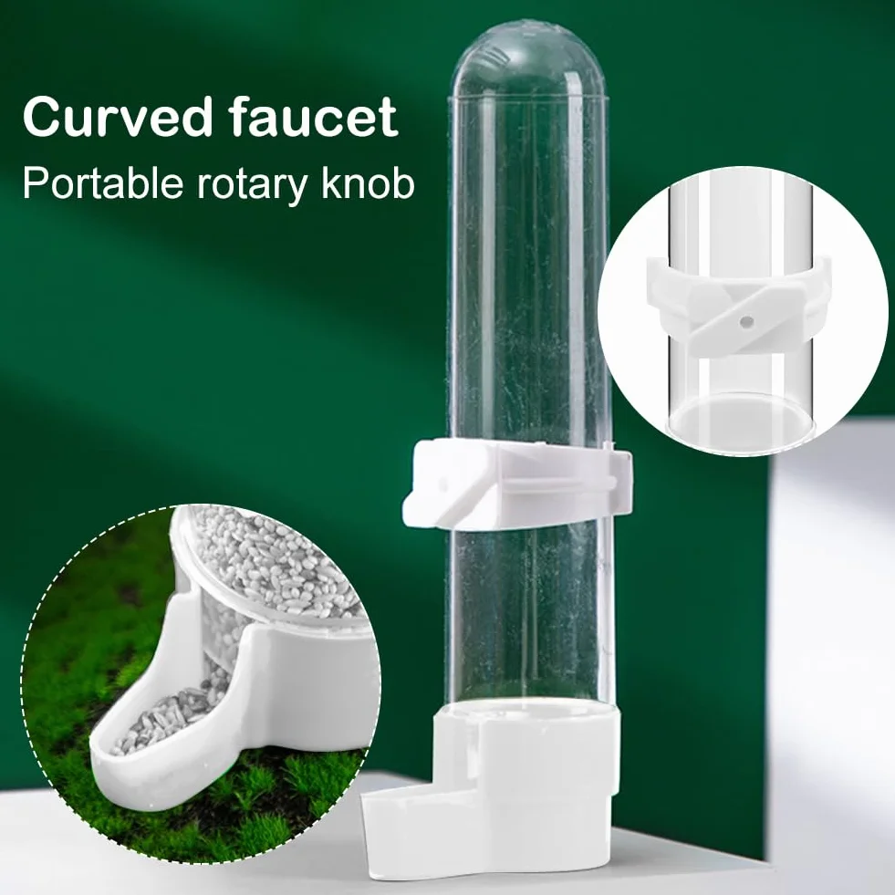 Distributeur d'eau Automatique Oiseaux 120ML Plastique Abreuvoir Mangeoires