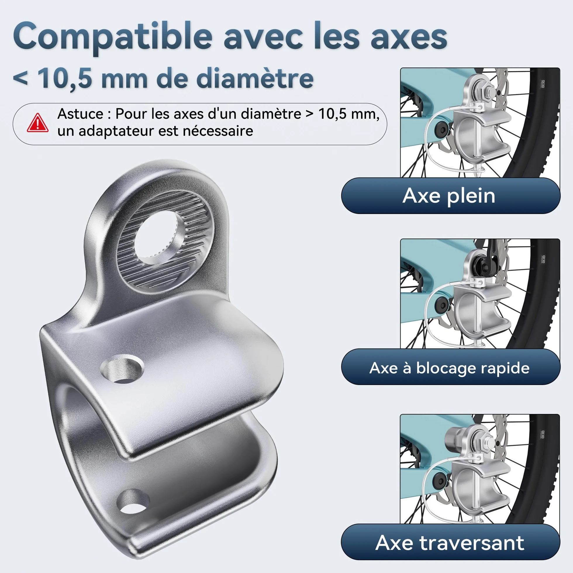 Raccord de remorque de vélo Thule Chariot Coaster avec goupille de sécurité