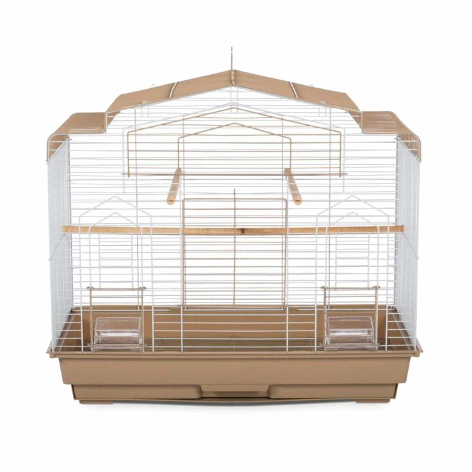 PREVUE PET PRODUCTS Cage à Oiseaux Style Grange Marron/Blanc SP50051