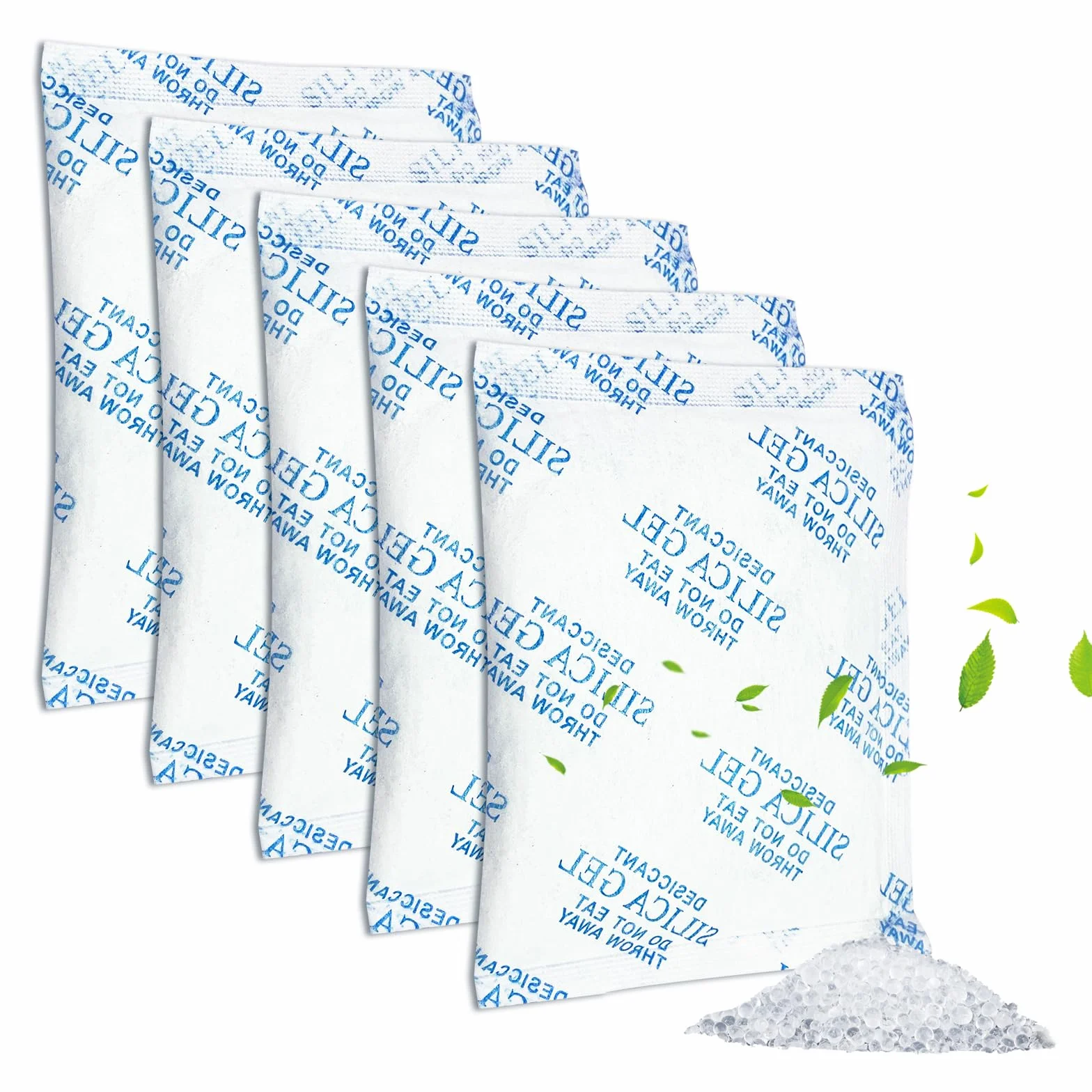 Haliya Lot de 5 Déshydratants pour Distributeur Automatique de Nourriture pour Chat et Chien 5 l