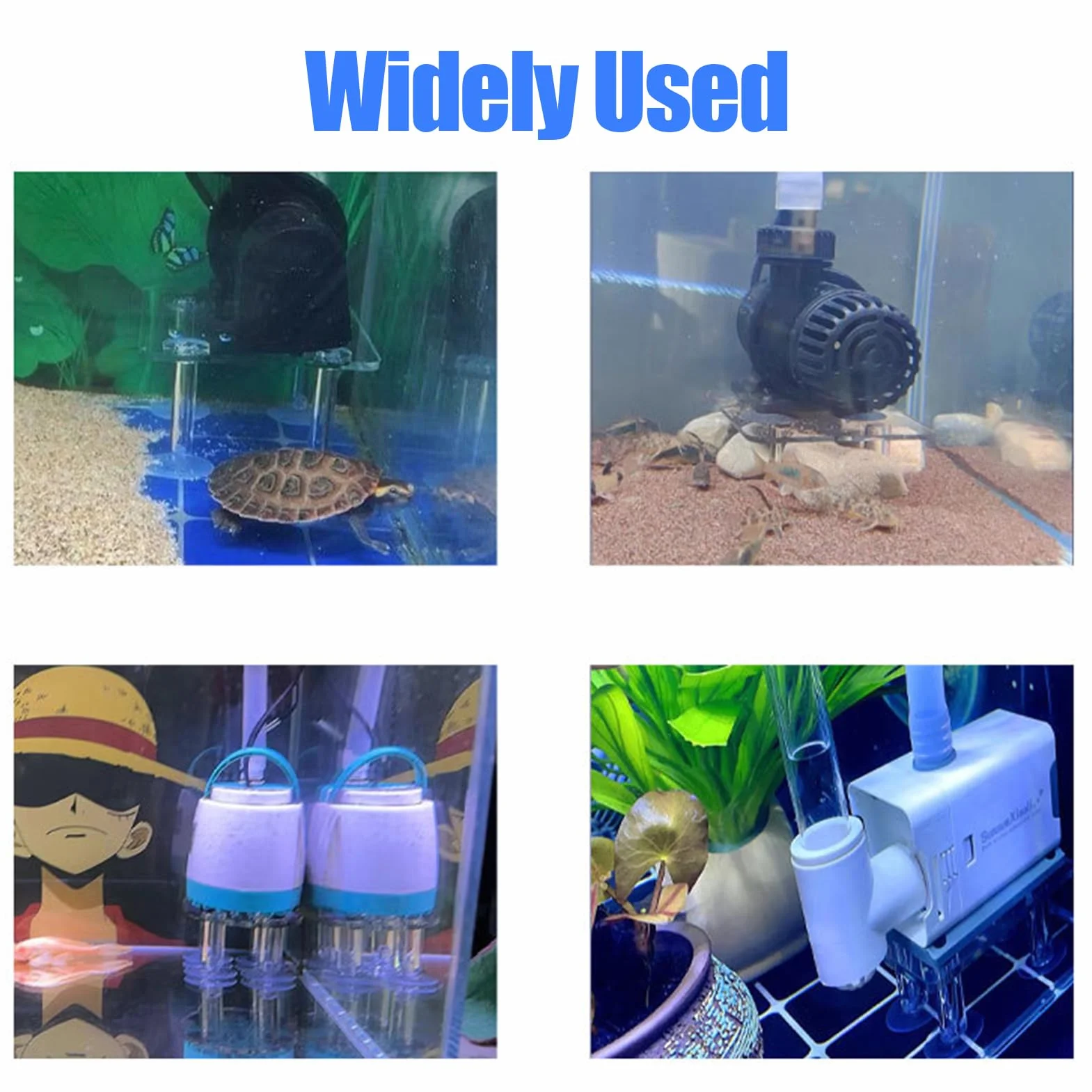 Support de pompe d'aquarium anti-vibration réglable stable