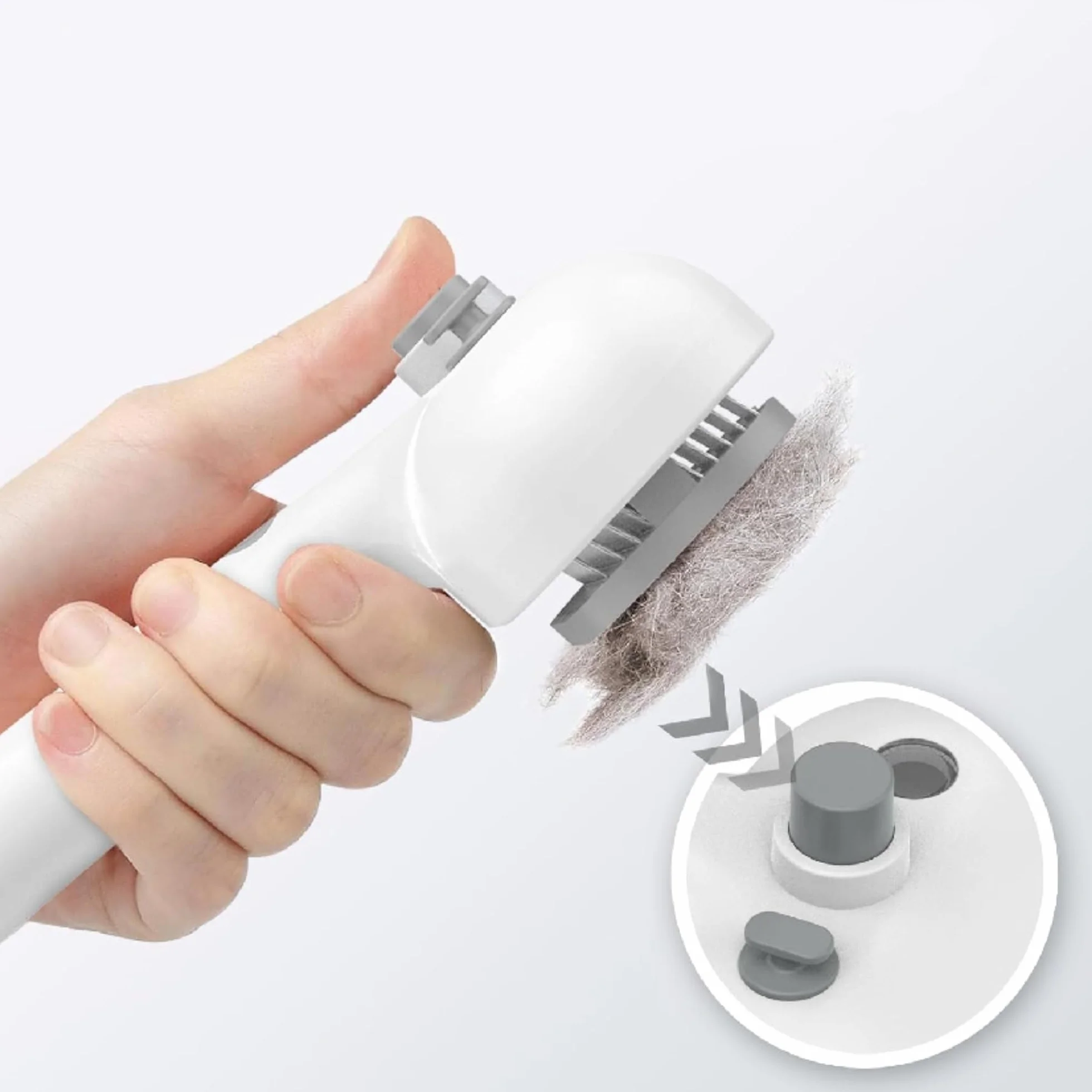 GROOMSY Brosse à vapeur rechargeable pour animaux de compagnie nettoyage pelage chiens chats