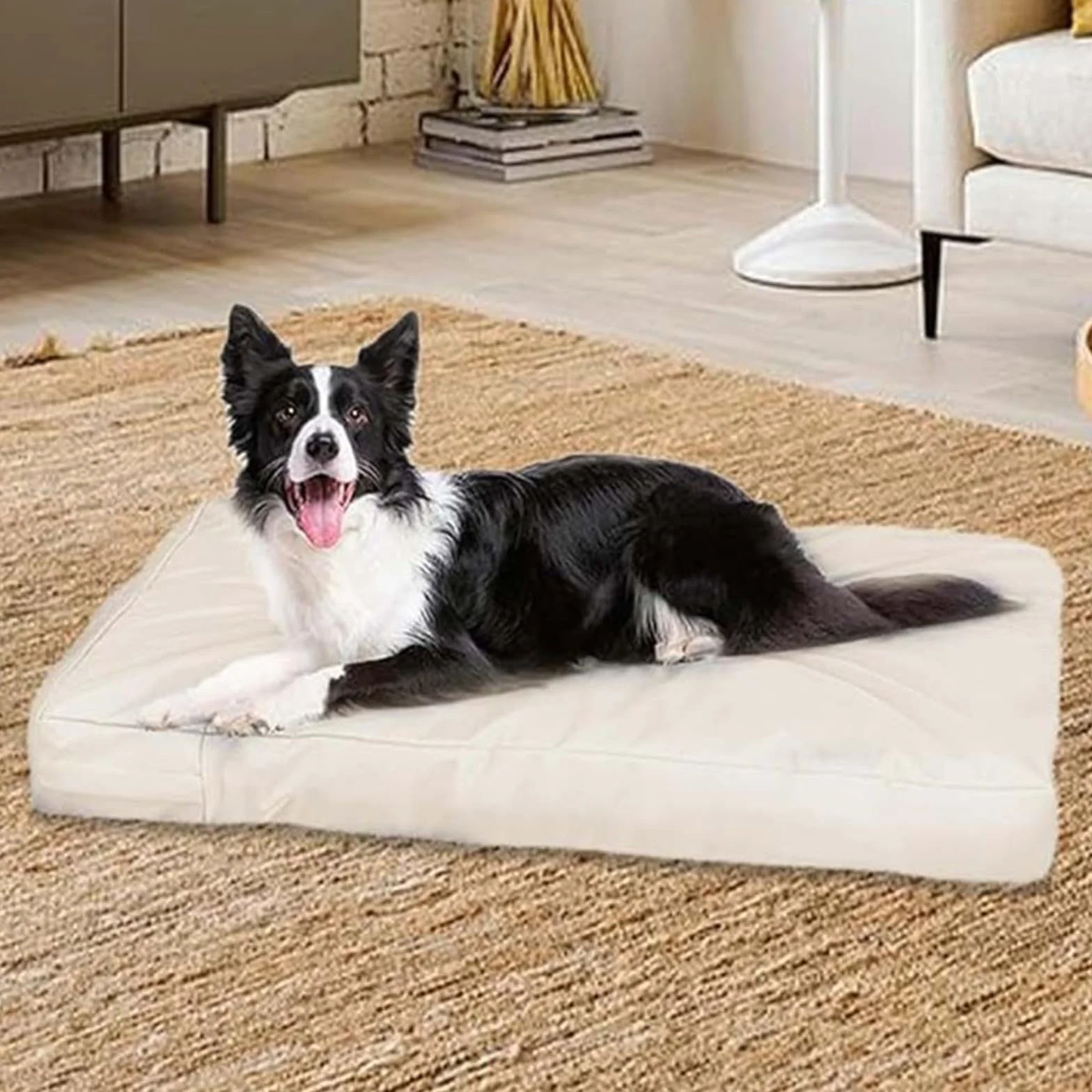 Housse de lit pour chien imperméable en tissu Oxford 210D extérieur anti-poussière