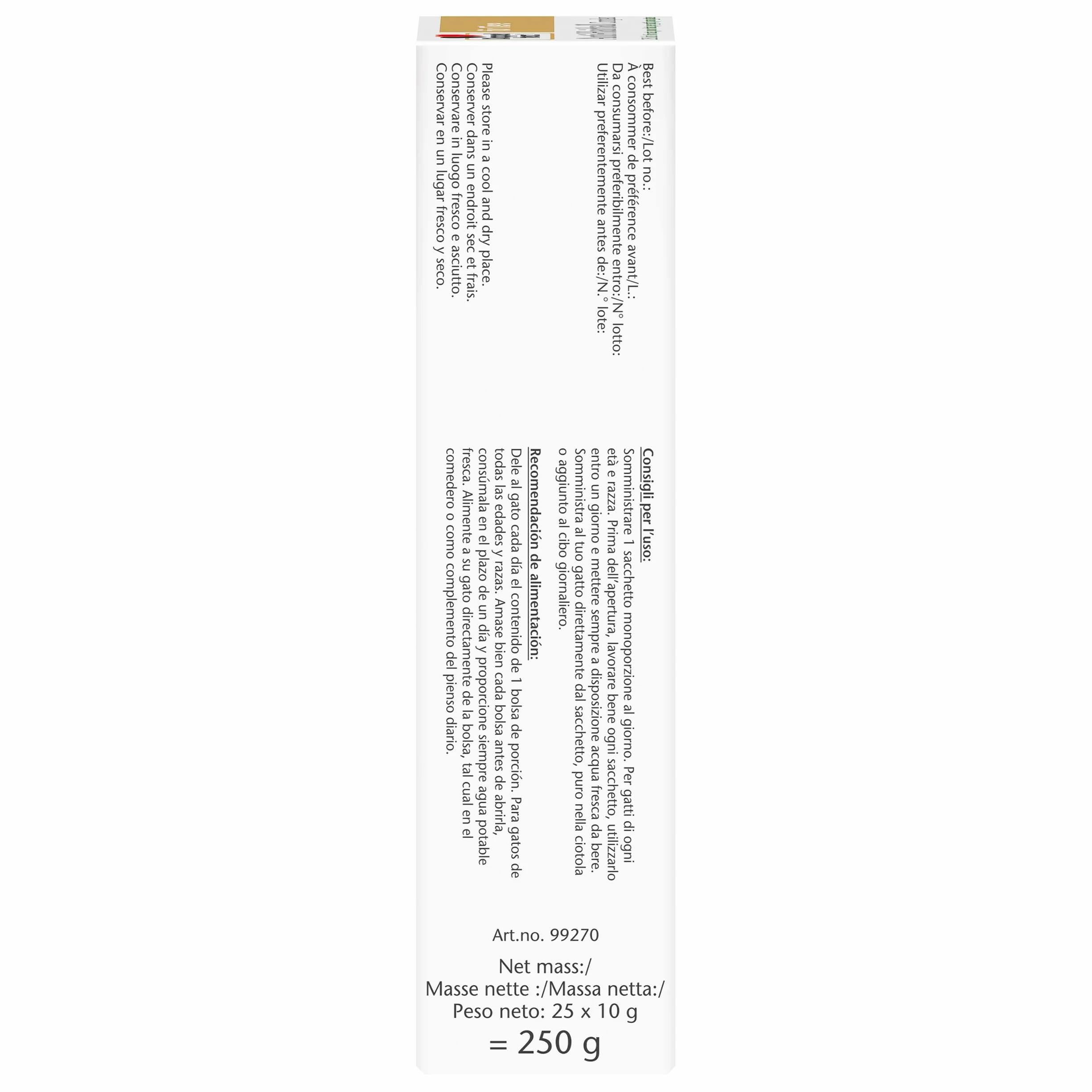 Doppelherz Anti-Hairball Complex pour Chats – 25 Licks crémeux – Facilite la Digestion des Boules de Poils