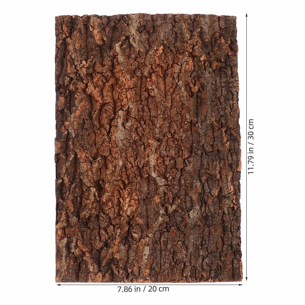 Zerodeko 3 Panneaux Fond Écorce Liège Terrarium Décor Mural Reptiles Décoration Tapis Escalade Habitat Tortue Lézard