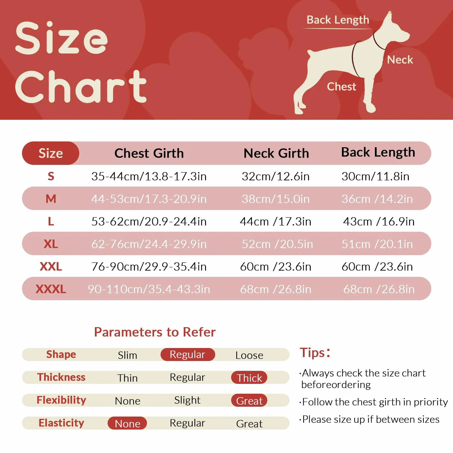 Manteau Polaire Chien, Doudoune Chien Manteau Petite Chien Réfléchissant Peluche avec Col en Fourrure Veste d'hiver Vêtement Confortable pour Petits Moyens Grands Chiens(Rouge, XL)