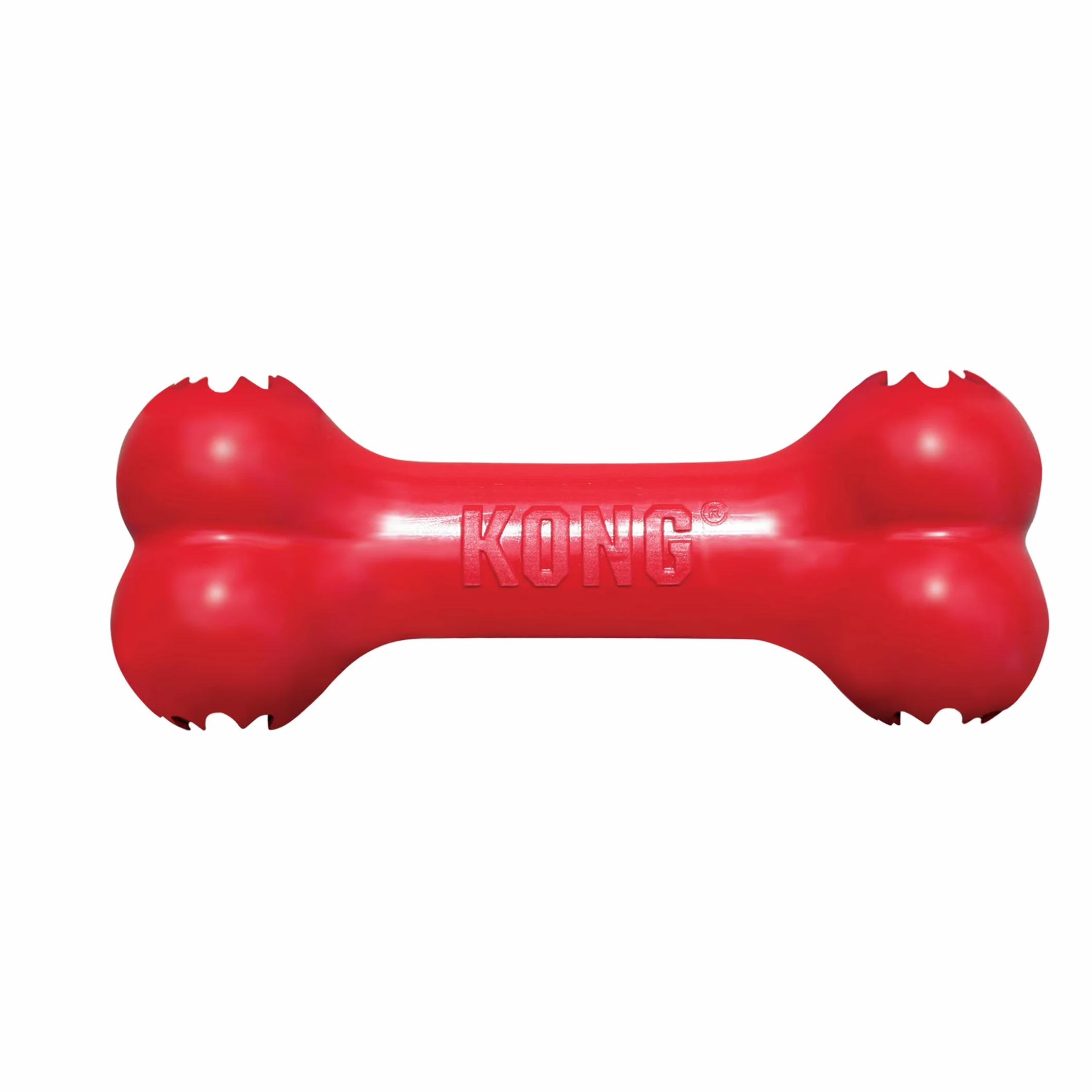 KONG Goodie Bone Os Classique en Caoutchouc Naturel Durable pour Chien - Rouge