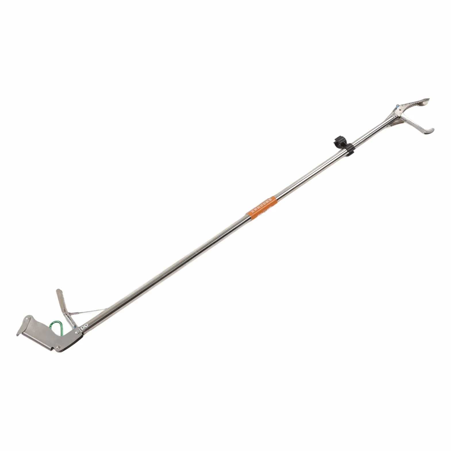 Snake Grabber Catcher Stick Acier Inoxydable Pliable Auto Verrouillable Forte Sûr Reptile Outil De Manipulation