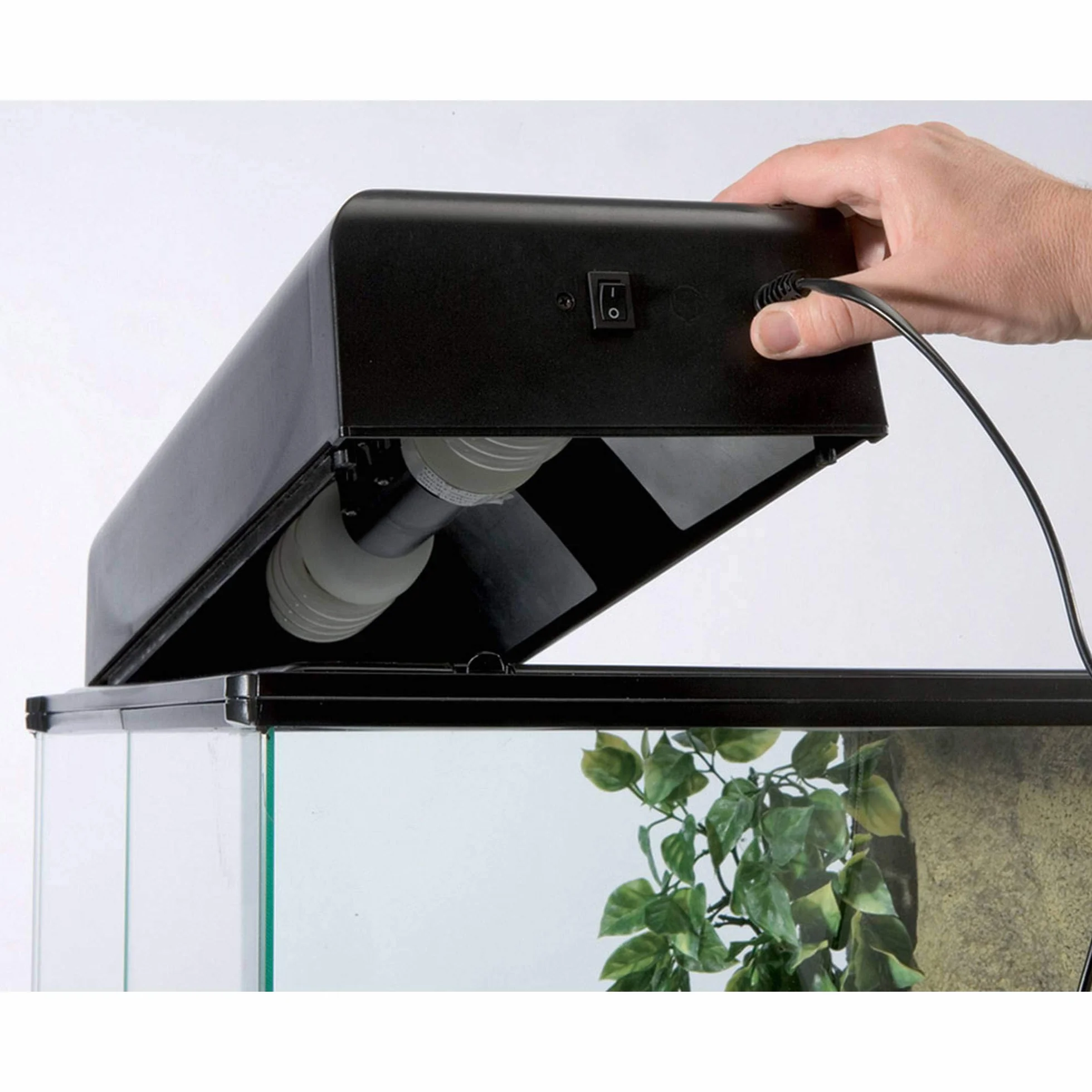 Exo Terra Compact Top couverture terrarium mini 1 lampe réflecteur 30x9x15 cm douille E27