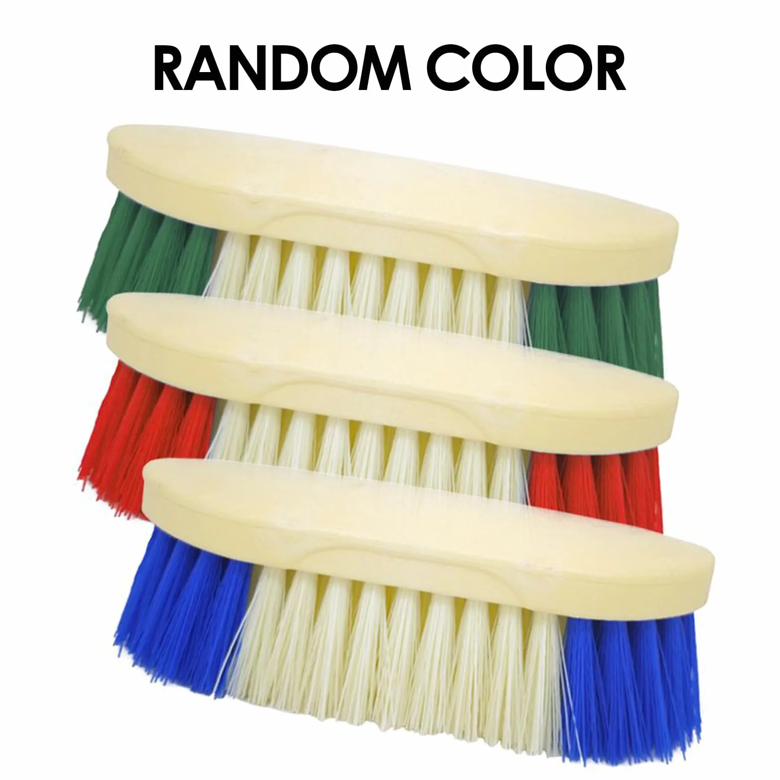 Brosse Bouchon pour Cheval - Outil de Pansage à Poils Durs pour Bétail et Équins