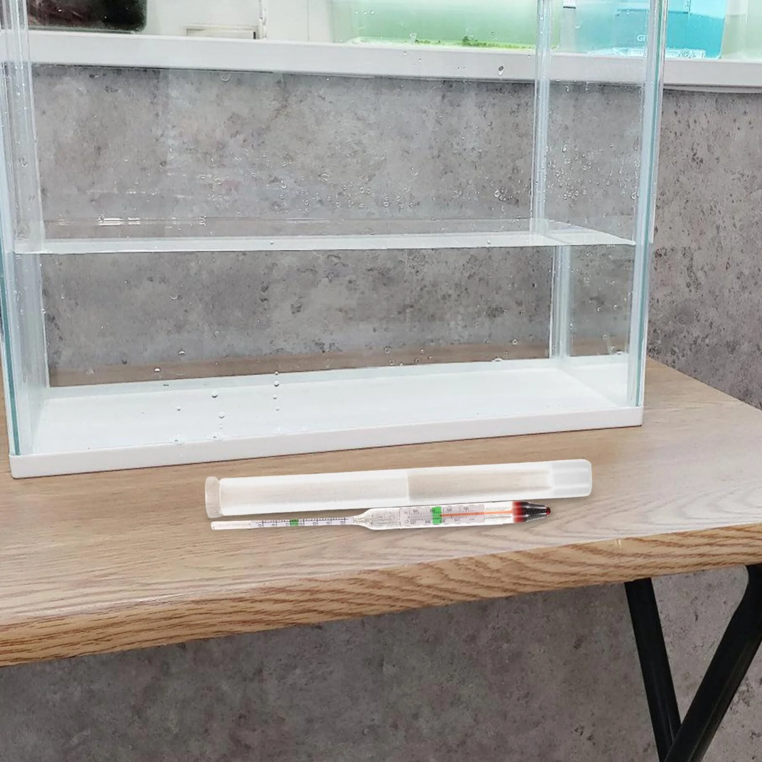 Ifundom Testeur De Salinité De Haute Précision Pour Aquarium Hydromètre Verre