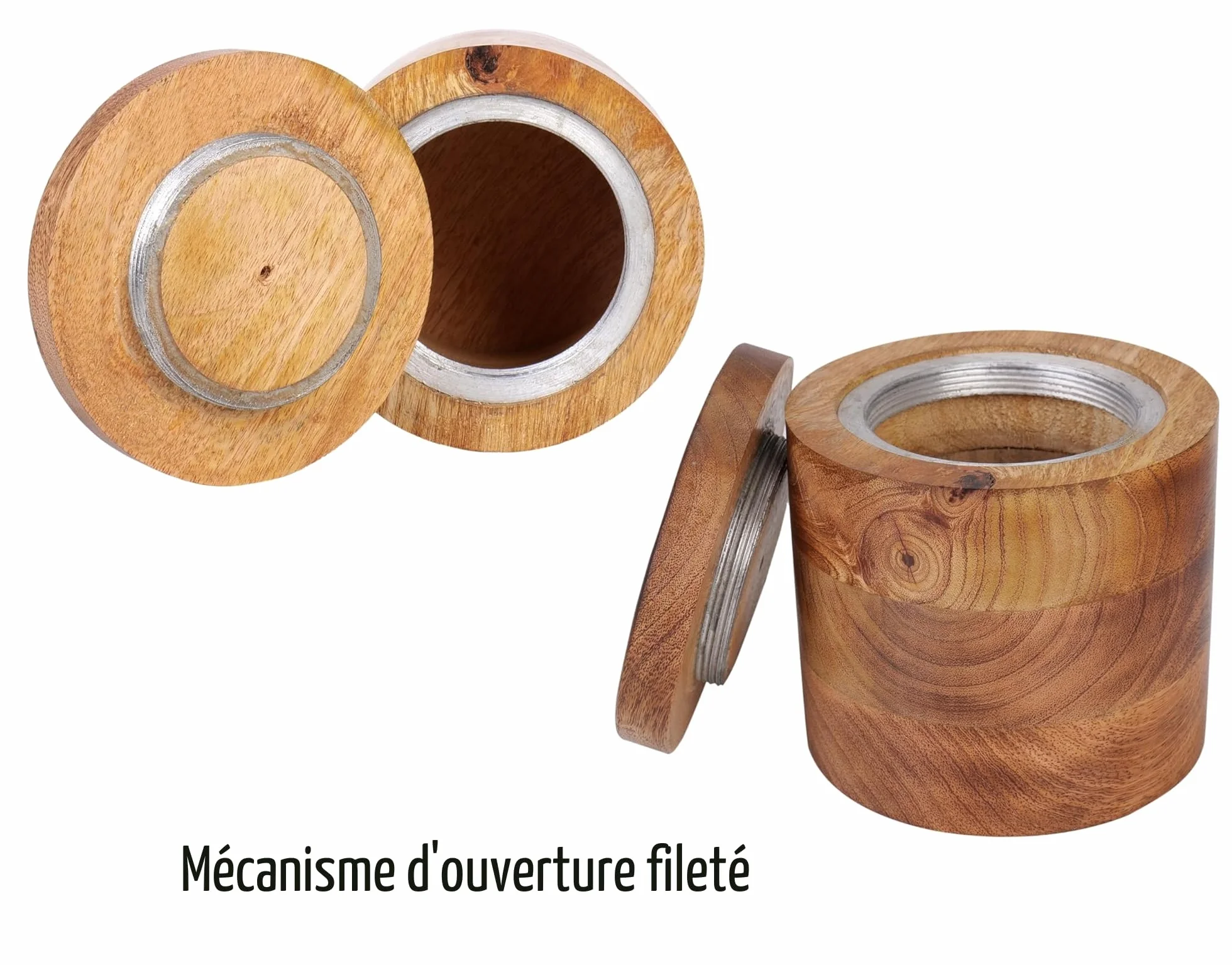 Urne funéraire personnalisée en bois gravée avec photo pour cendres de chien, chat