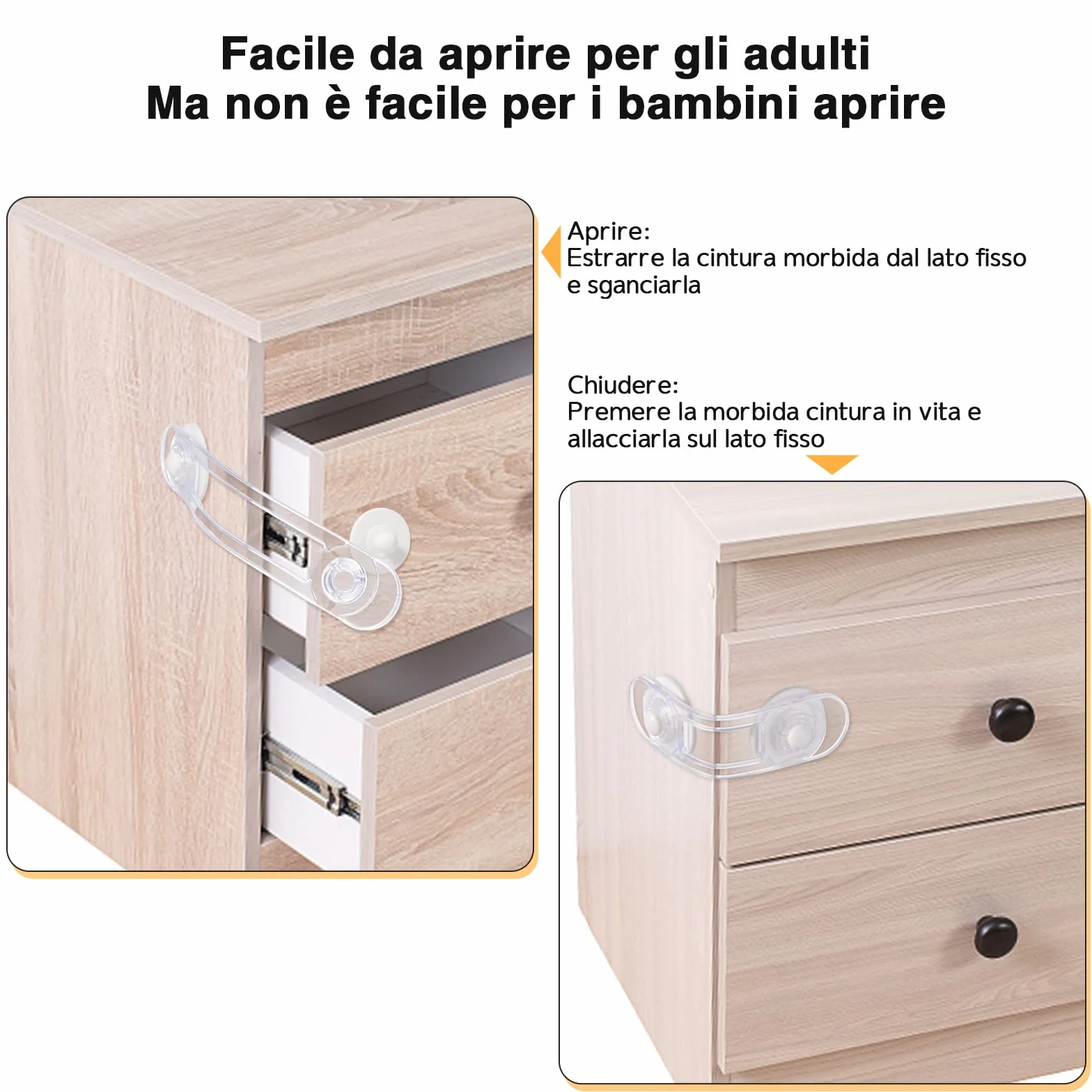 Vinabo Bloc Placard Bebe 4k Securite Bebe Serrures Enfant Tiroirs Fridge Protection Securite Domestique 12 Pieces