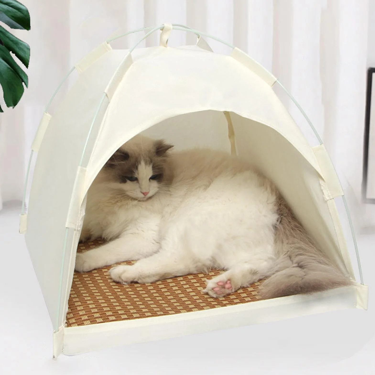 Tente pour chat extérieur pop multifonction respirante été chatons chiots lapins