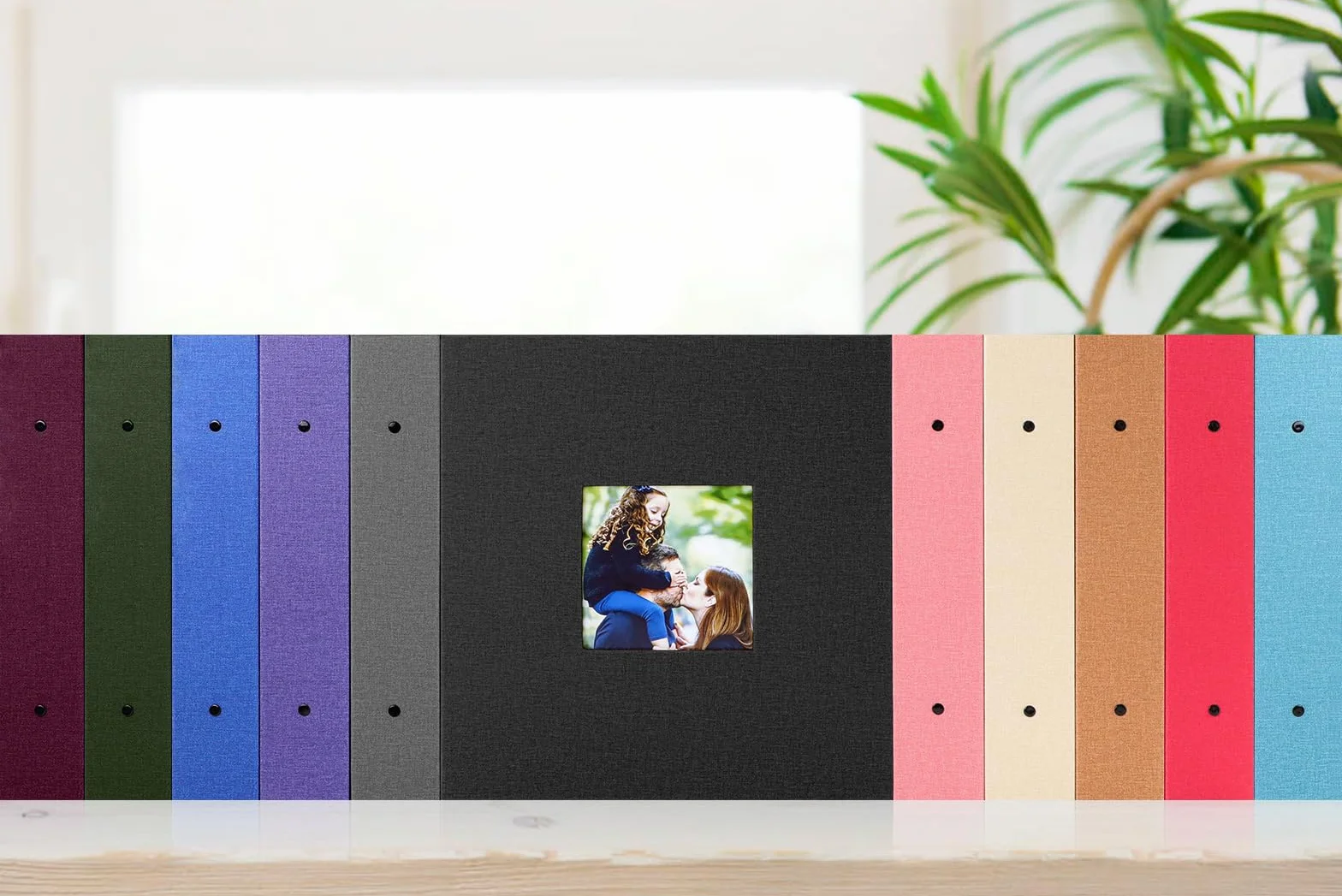 Album Photo 10x15 600 Pochette Grand Format Lin Tissu pour Photos