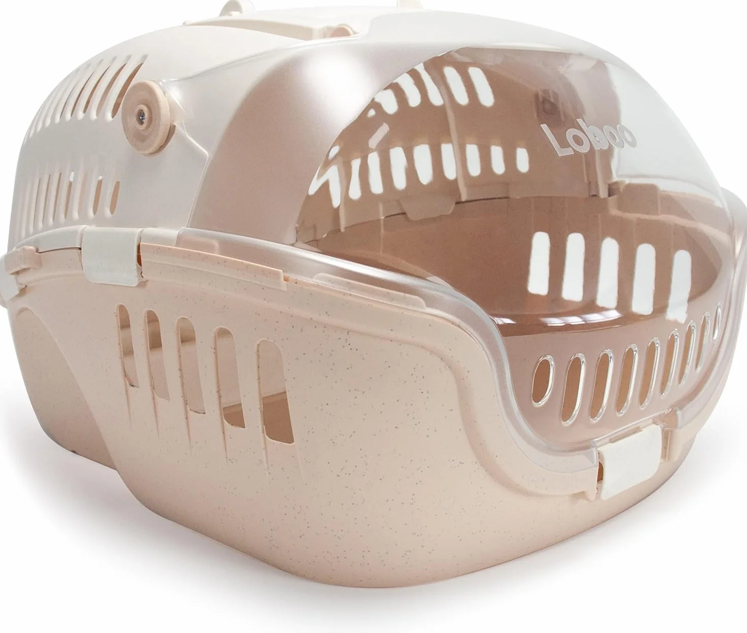 LOBOO Sac de Transport pour Petits Animaux Bubble Sand Convertible en Lit avec Dôme Haute Visibilité