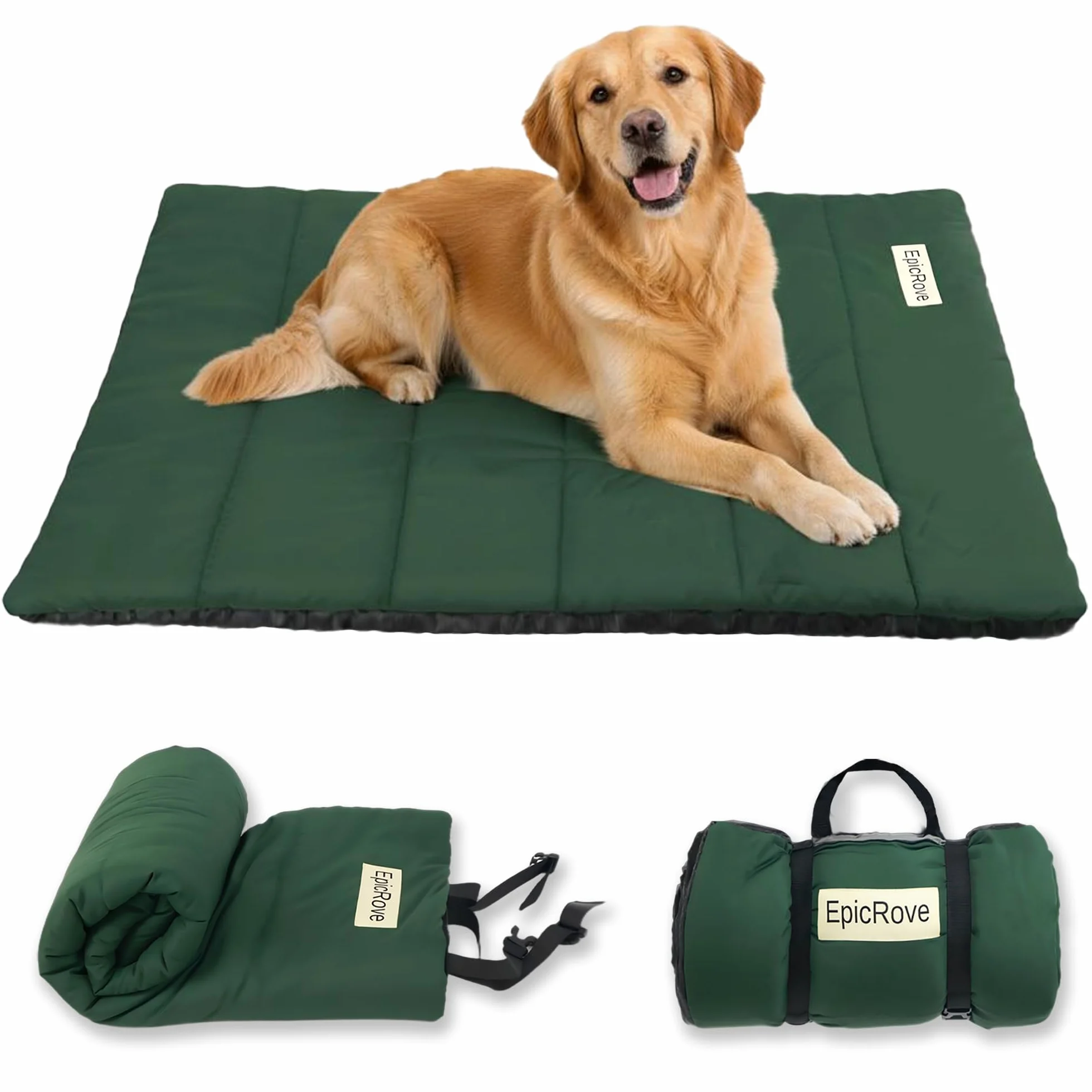 Tapis pour Chien Imperméable Antidérapant Lavable 110×68 cm Coussin Confortable pour Maison Extérieur Camping