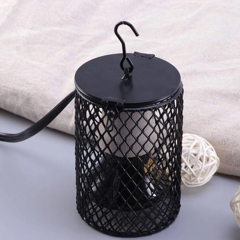 POFET Reptiles Lampe chauffante en céramique 75W avec Garde pour Tortue Lézard Serpent Dragon Barbu