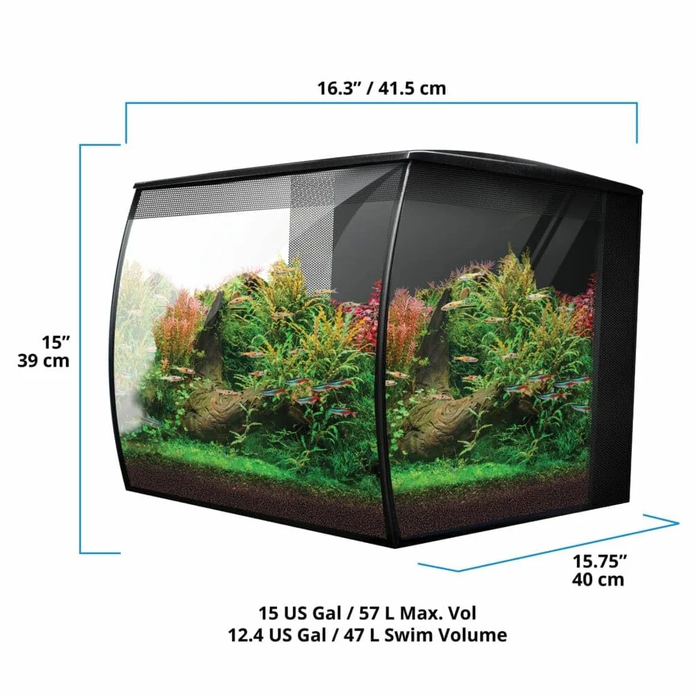 Fluval Flex 2.0 Aquarium Kit Noir 57 l