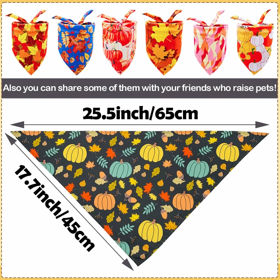 Lot de 100 bandanas pour chien - Motif feuilles - Motif forêt d'automne - Foulards triangulaires pour garçons et filles de petite et moyenne taille