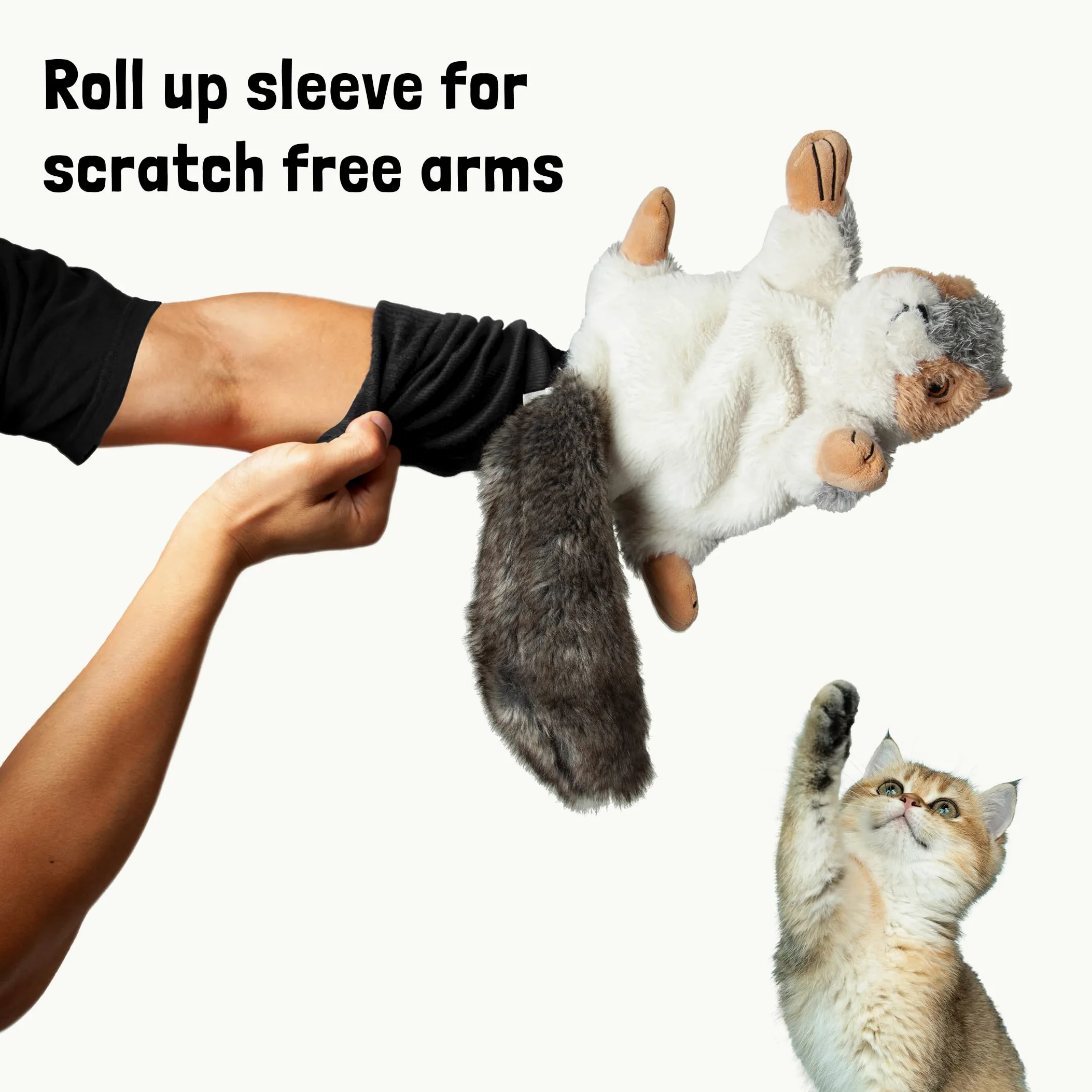 Milunova Pupr Pals Marionnette pour Chien avec Rembourrage Robuste pour Un Jeu interactif en Toute sécurité, Protection pour empêcher Les Chiots et Chatons de se Mordre Les Mains, pour l'entraînement