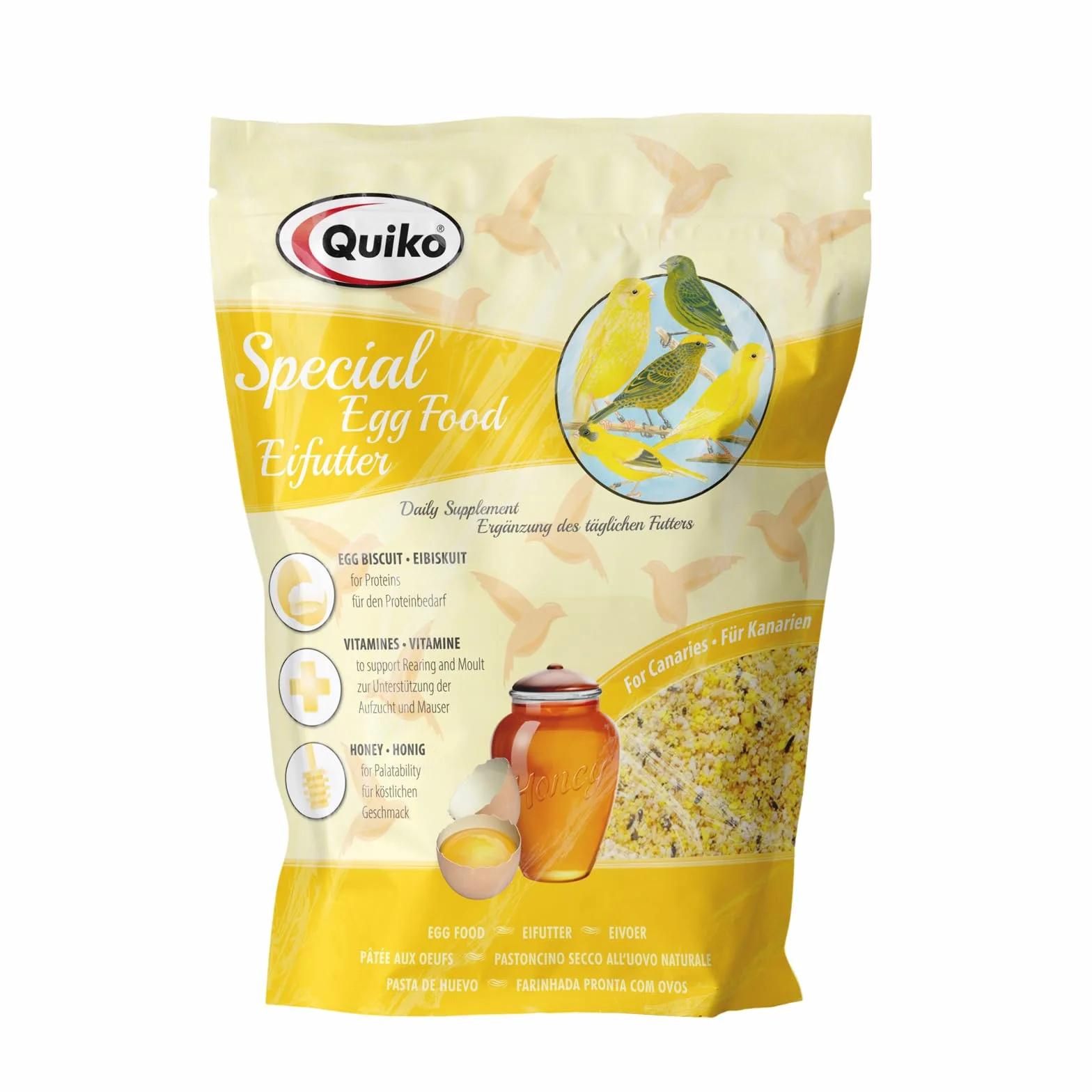 Quiko Special Nourriture aux Oeufs 1kg pour Canaris