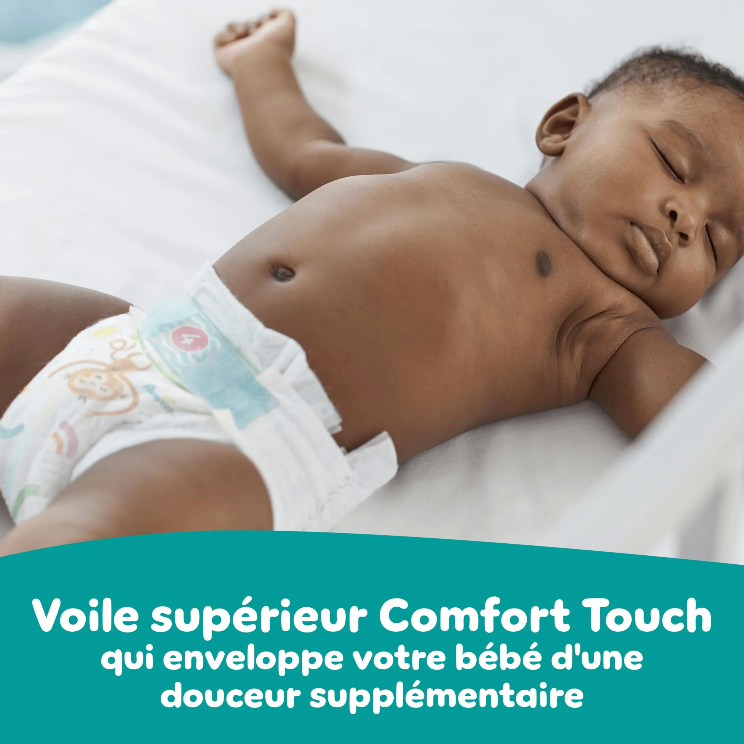 Pampers Baby-Dry Taille 5 174 Couches 11-16kg Nuit Sans Fuites Poche Stop & Protect Pack 1 Mois
