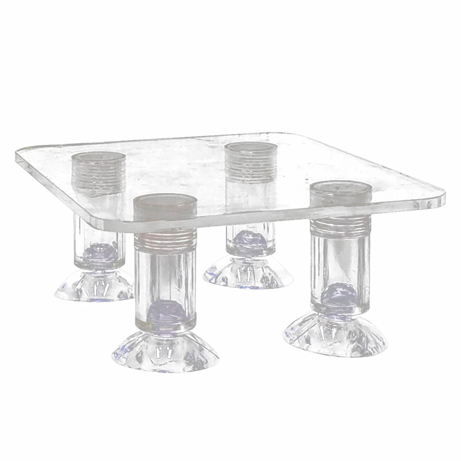 Support de pompe d'aquarium anti-vibration réglable stable