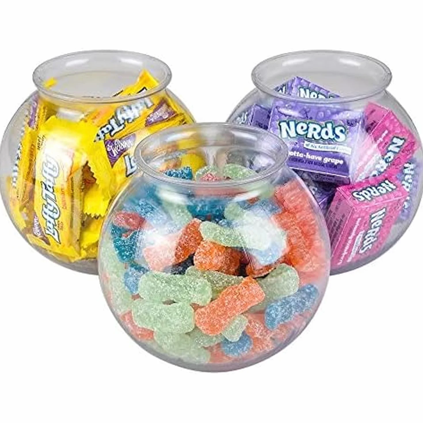 JoyServe Bol à poissons en plastique 16 oz 10,2 cm lot de 12 sans BPA