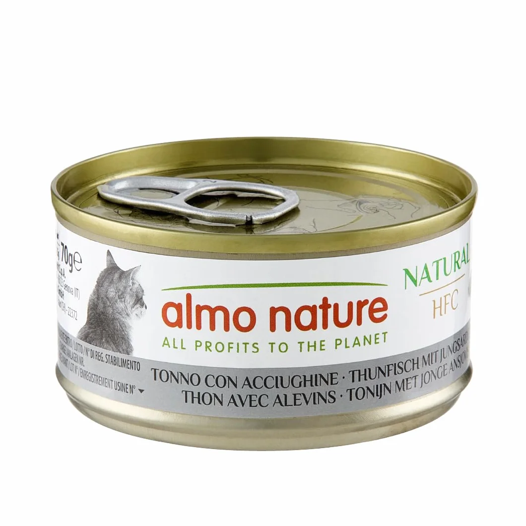 Almo Nature HFC Natural Assortiment au Thon Nourriture Naturelle Chat 6 x 70 g