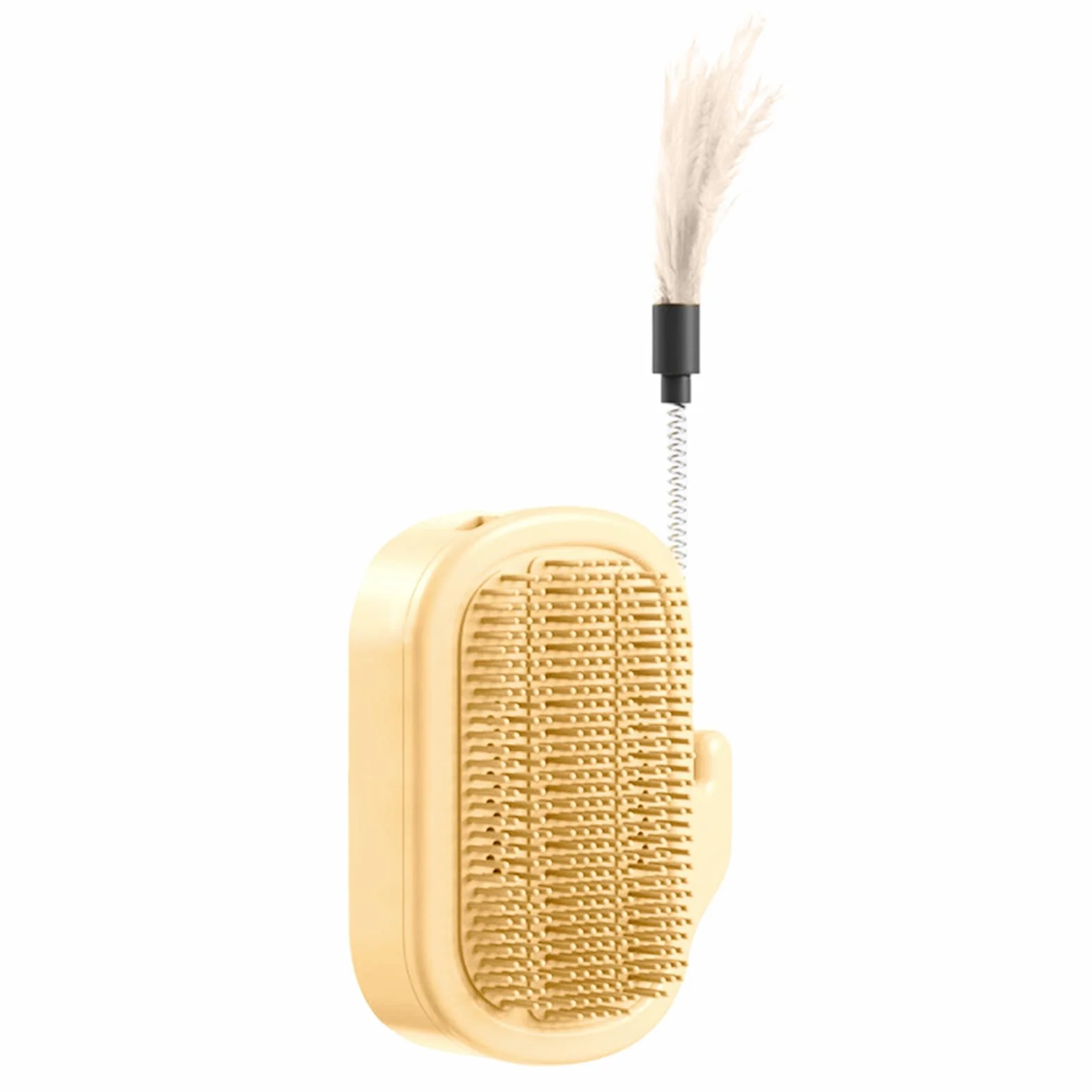 Arbre à chat d'angle avec griffoir, auto-toilettage, herbe à chat et brosse en sisal