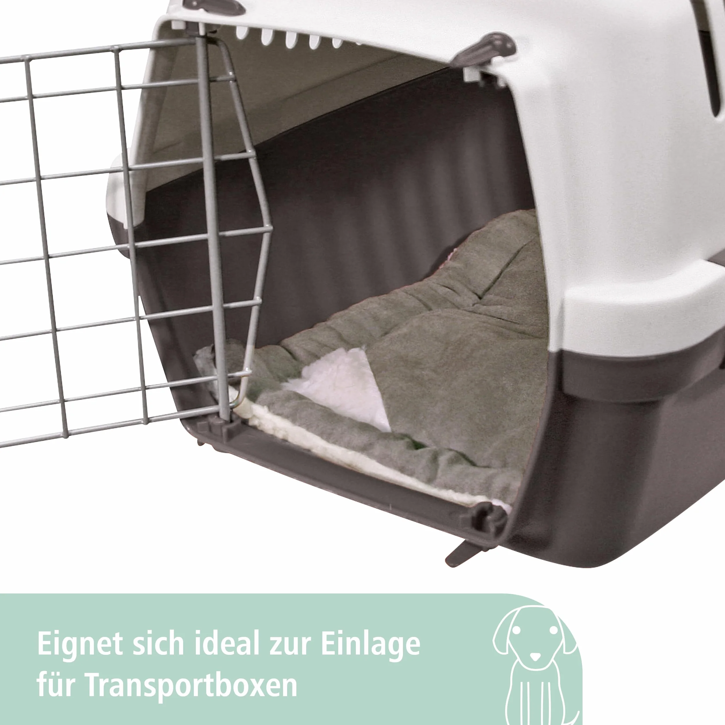 Kerbl Coussin Litière 36x22 cm Gris