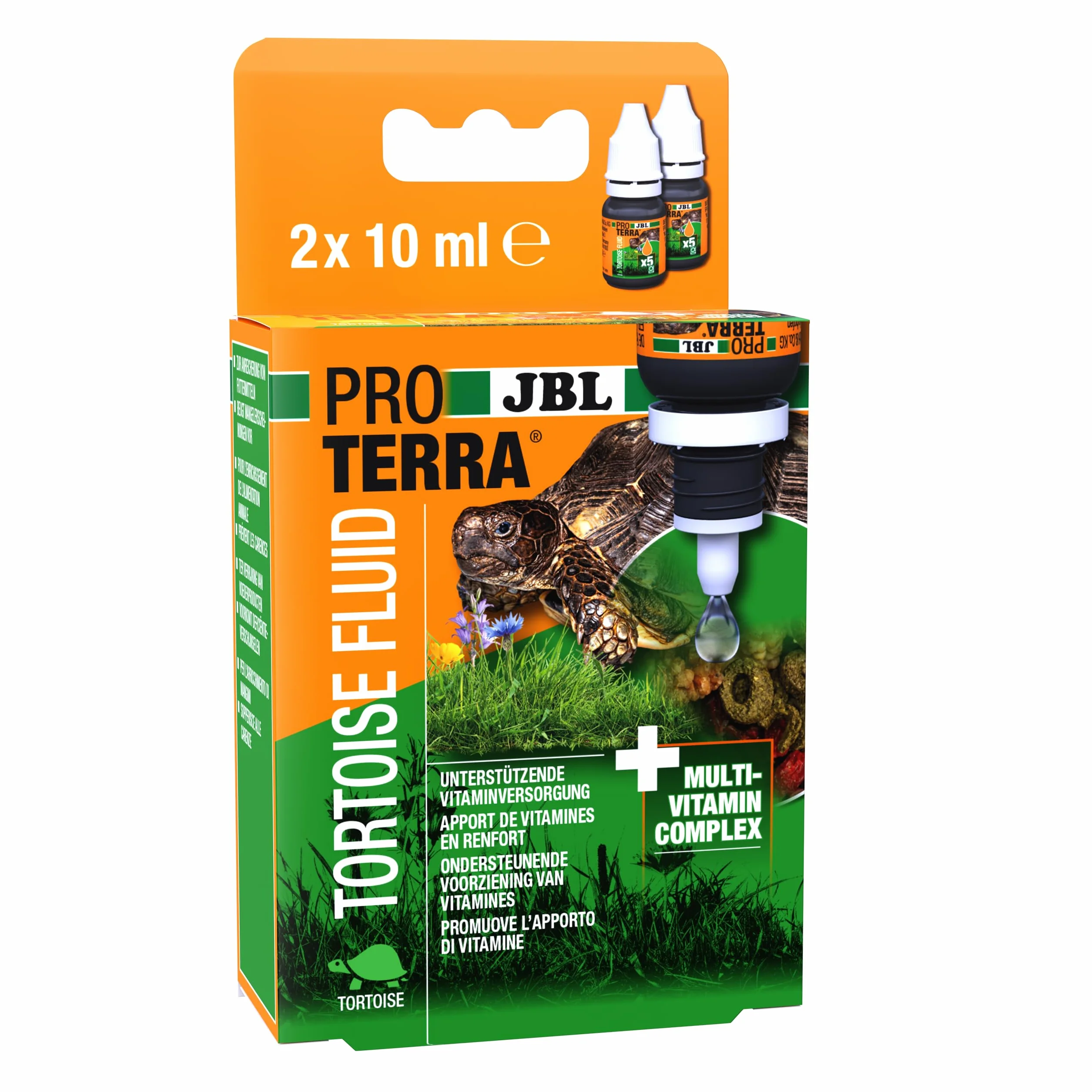JBL Proterra Tortoise Fluid 2x10ml Flüssige Multivitamine für Landschildkröten