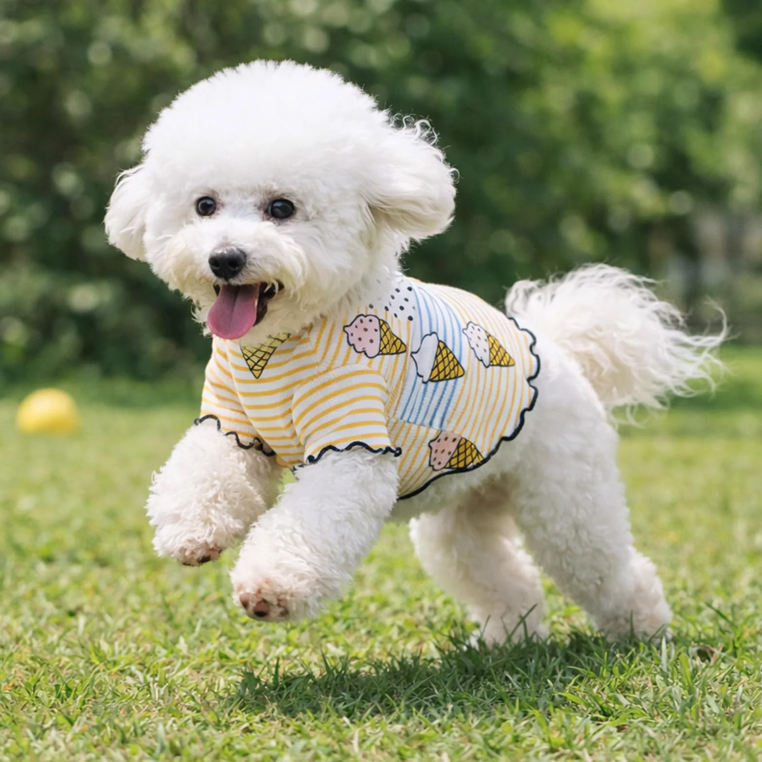 Chemise Rafraîchissante Chien Chiot Été Vêtements Extensibles Protection Solaire Séchage Rapide Gilet Respirant Animal Compagnie Petit Chien Chat (Glace, M)